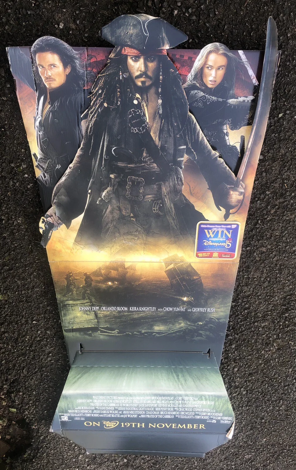 Pirates of the Caribbean, At World's End, Film Adverting Board, Johnny Depp 2006, изображение 5