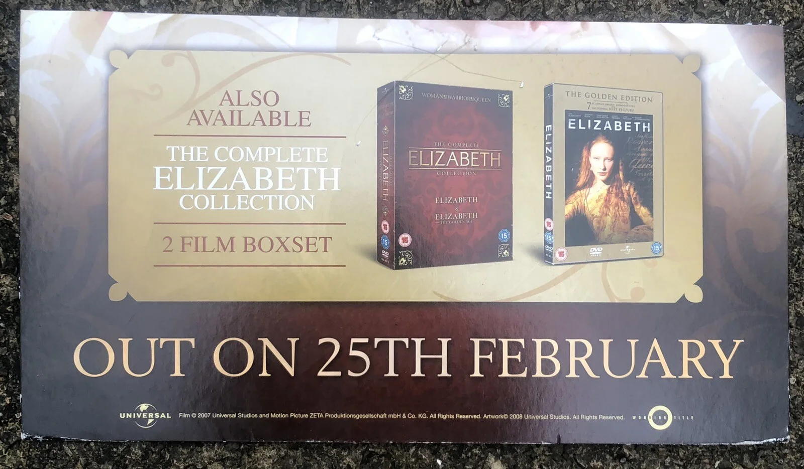 Elizabeth, The Golden Age, Drama, 2008, Film Advertising Boards, Cate Blanchett, изображение 4