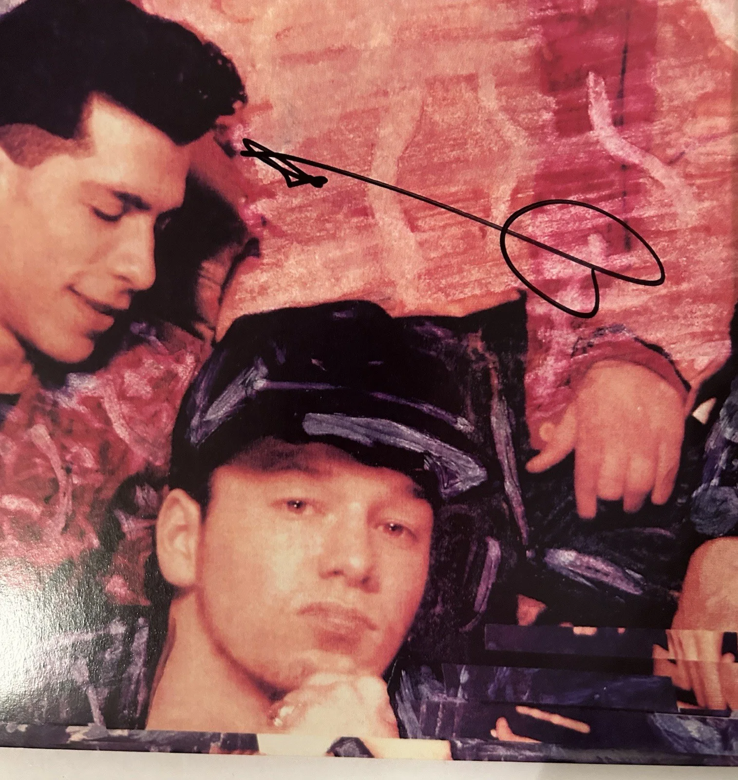 Donnie Wahlberg signed New Kids On The Block Vinyl (proof Pic) NKOTB Blockheads, изображение 2