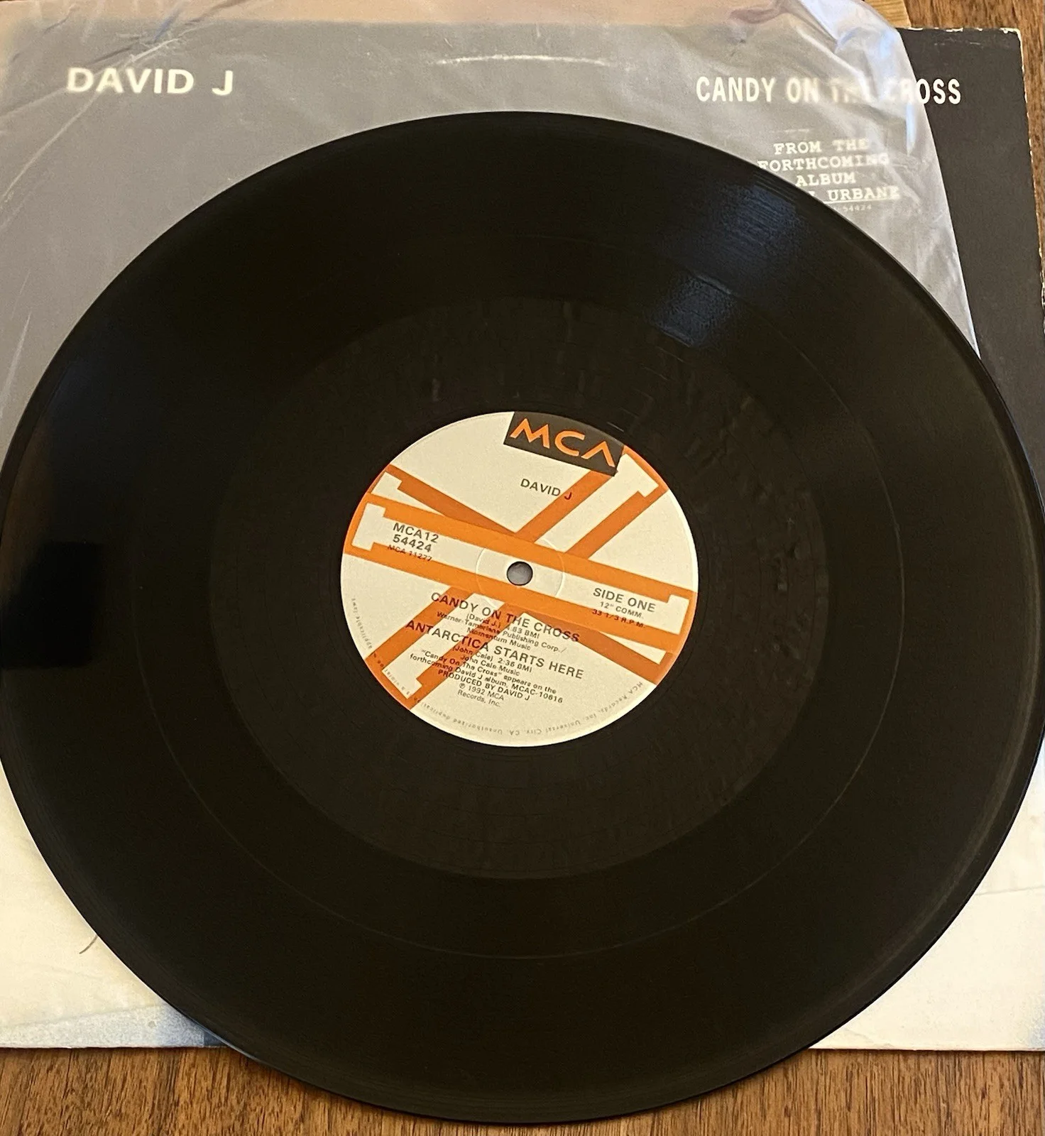 David J Signed Album - Candy On The Cross Bauhaus Love And Rockets Autographed, изображение 5