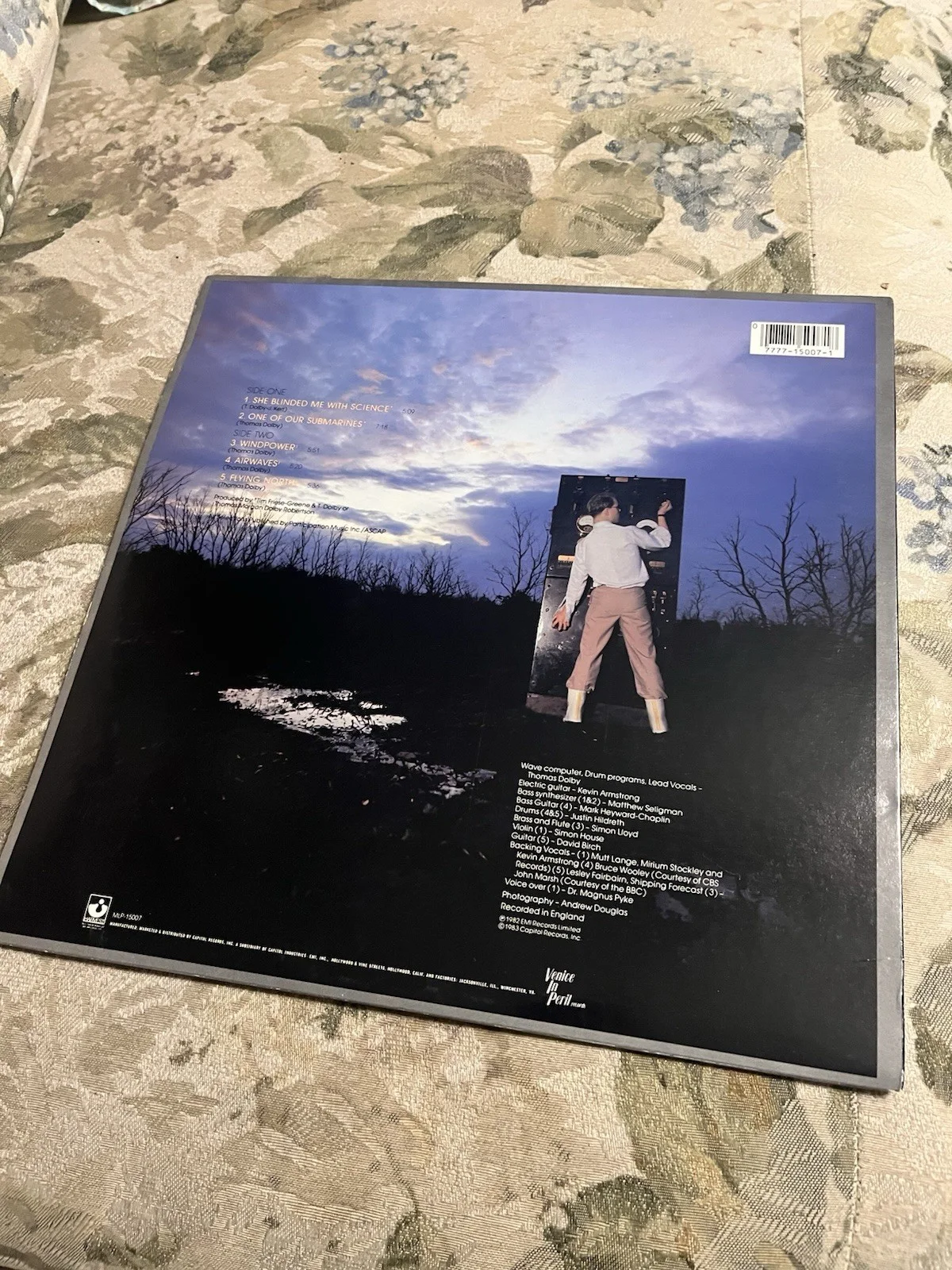 Thomas Dolby *BLINDED BY SCIENCE* Signed Vinyl LP 80’s New Wave, image 2