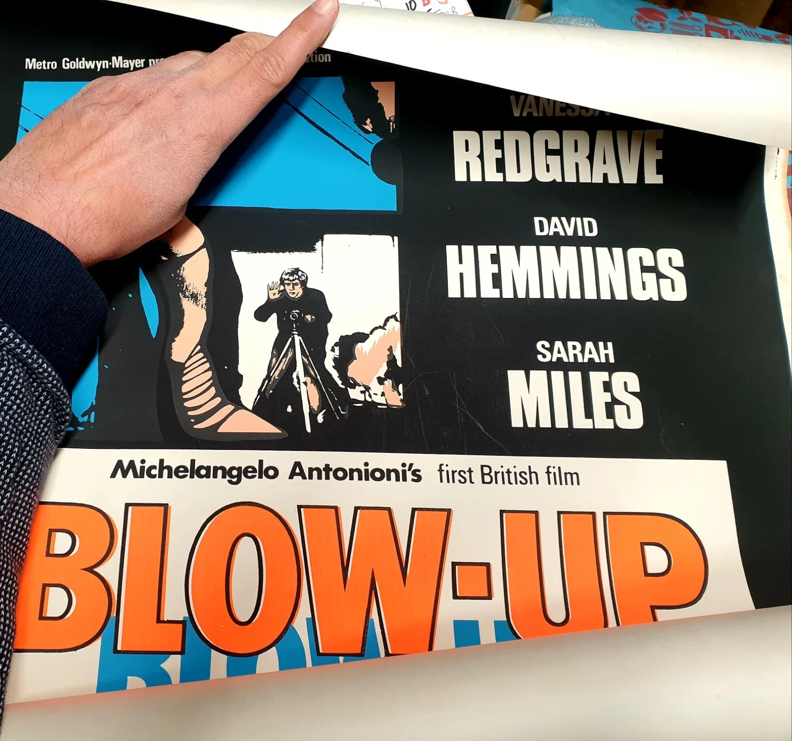 BLOW UP 1966 DOUBLE CROWN POSTER ORIGINAL. 20 X 30 "ROLLED, image 2