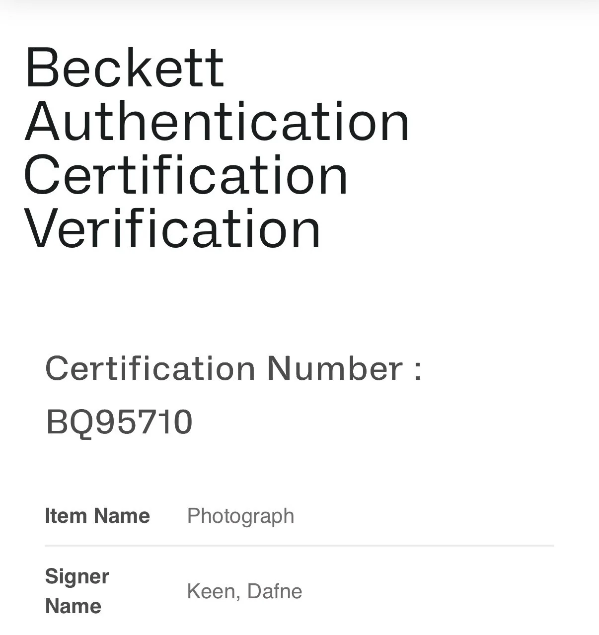 Dafne Keen — DAFNE KEEN SIGNED AUTOGRAPH 8x10 ACOLYTE PHOTO BECKETT BQ95710, image 4
