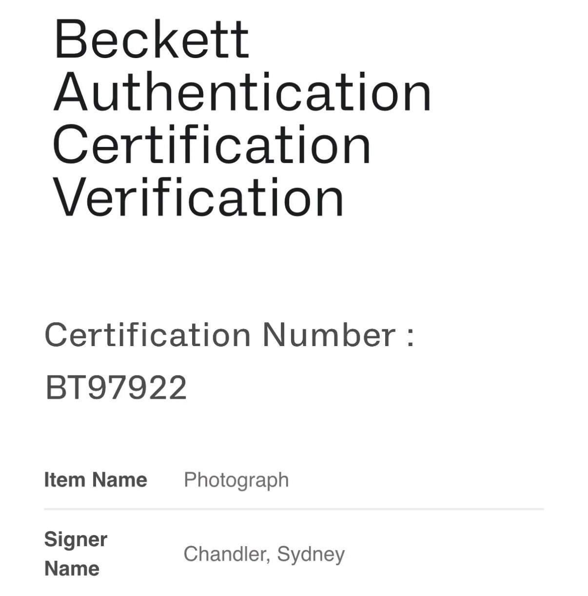 Sydney Chandler — SYDNEY CHANDLER SIGNED AUTOGRAPH 11x14 ALIEN EARTH “WENDY” BECKETT COA BT97922, изображение 4