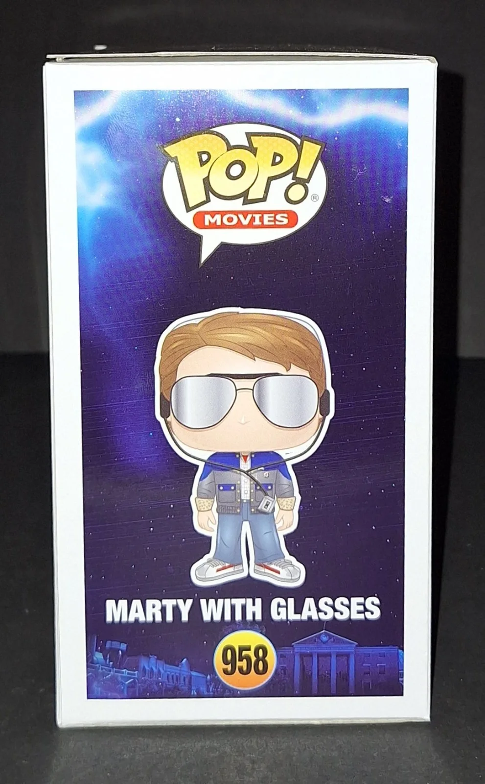 Michael J. Fox — Michael J. Fox Signed Autographed Funko Back To The Future Marty Glasses JSA COA, image 4