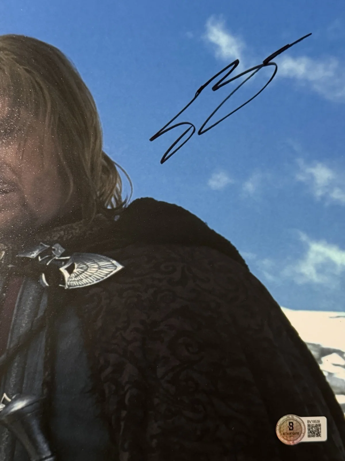 Sean Bean — SEAN BEAN SIGNED 11x14 LORD OF THE RINGS PHOTO BECKETT BV18539, изображение 2