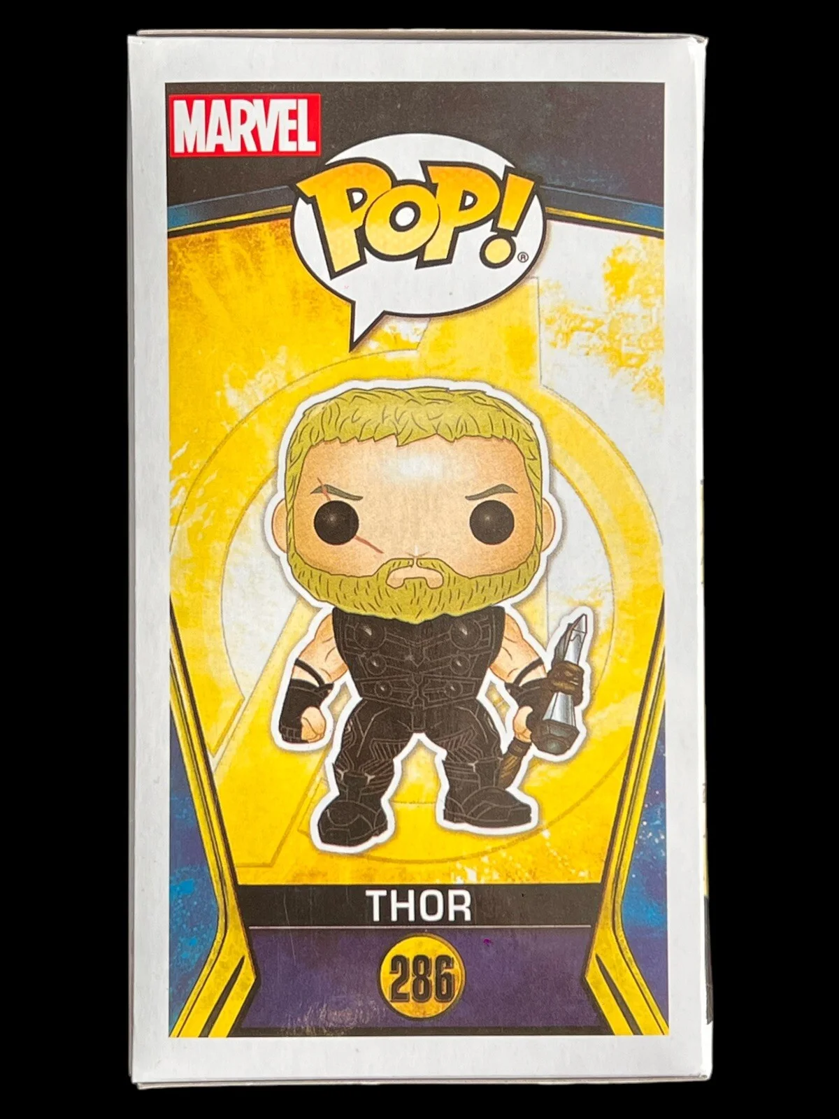 Chris Hemsworth — CHRIS HEMSWORTH SIGNED AVENGERS INFINITY WAR THOR 286 FUNKO POP BECKETT BN03358, изображение 4