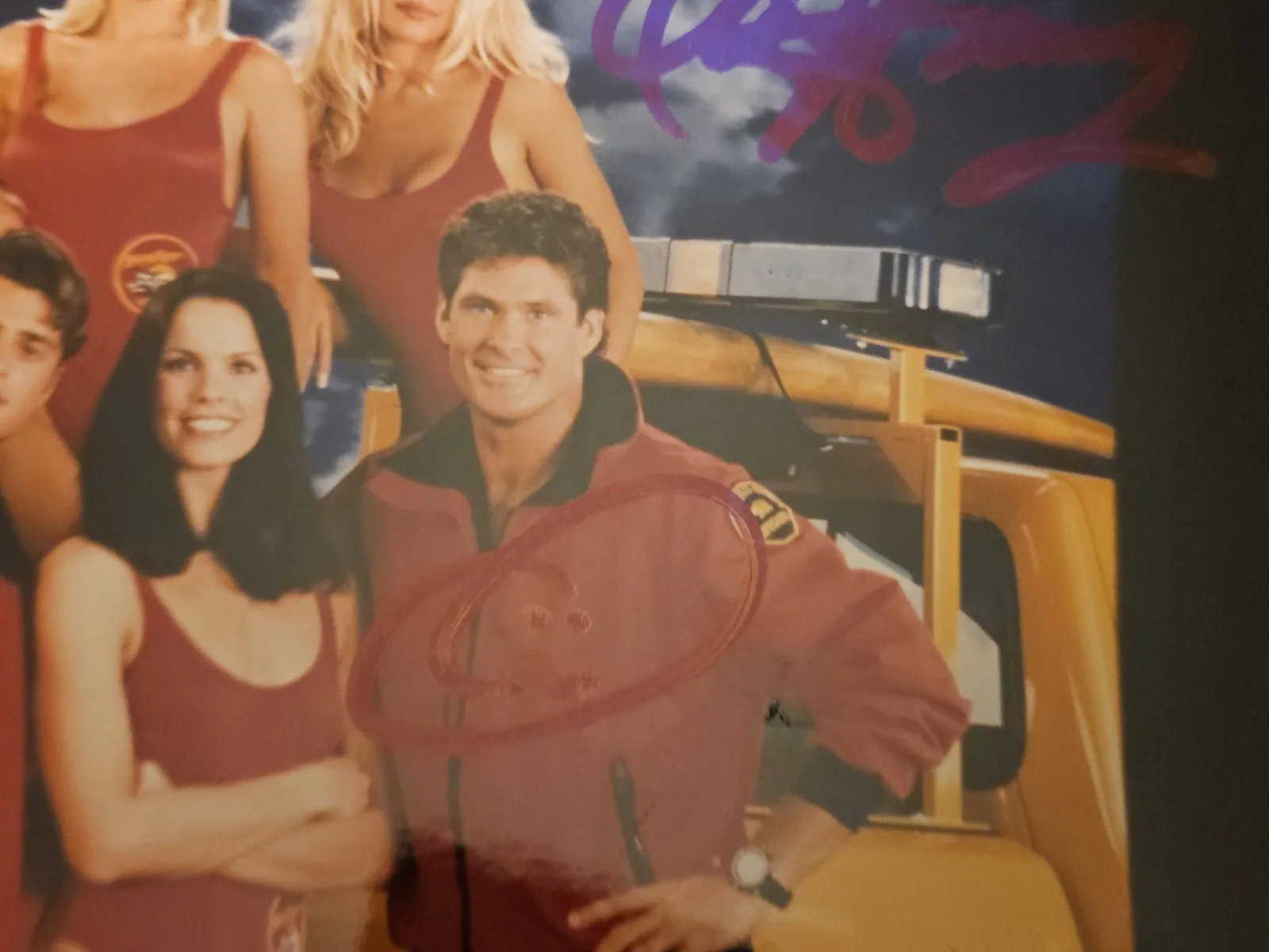 David Hasslehoff Hand Signed 8x10 Color Photo Baywatch SDCC, изображение 4