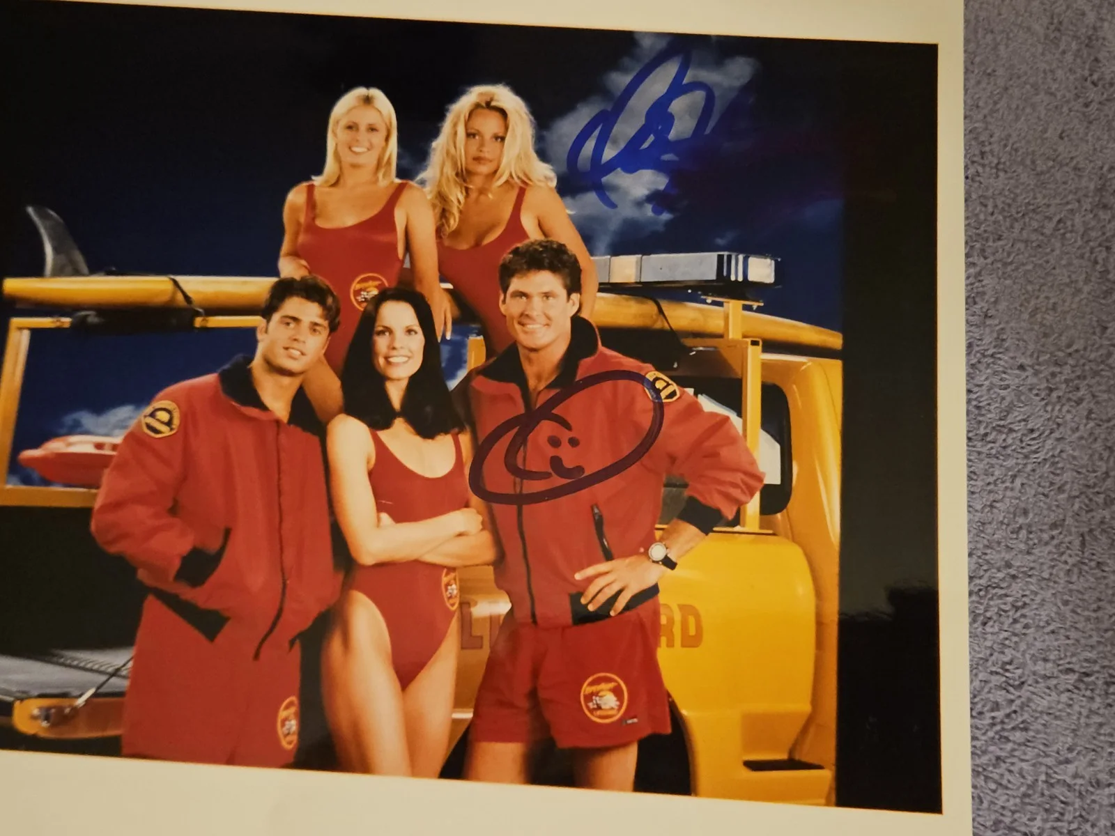 David Hasslehoff Hand Signed 8x10 Color Photo Baywatch SDCC, изображение 5