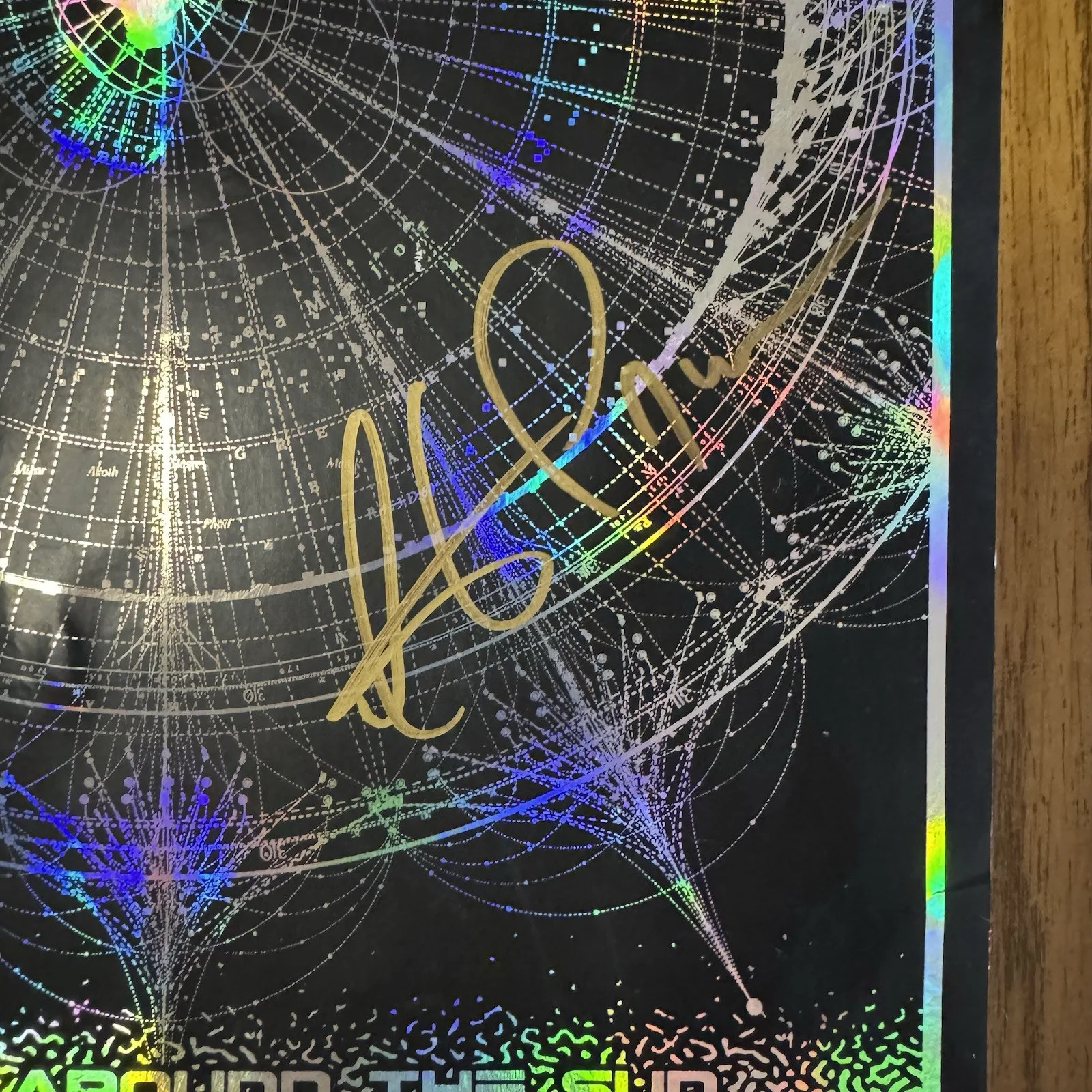 TOTO Hand Signed by 3 - 40 Trips Around the Sun Tour Poster 11”x17”, изображение 4