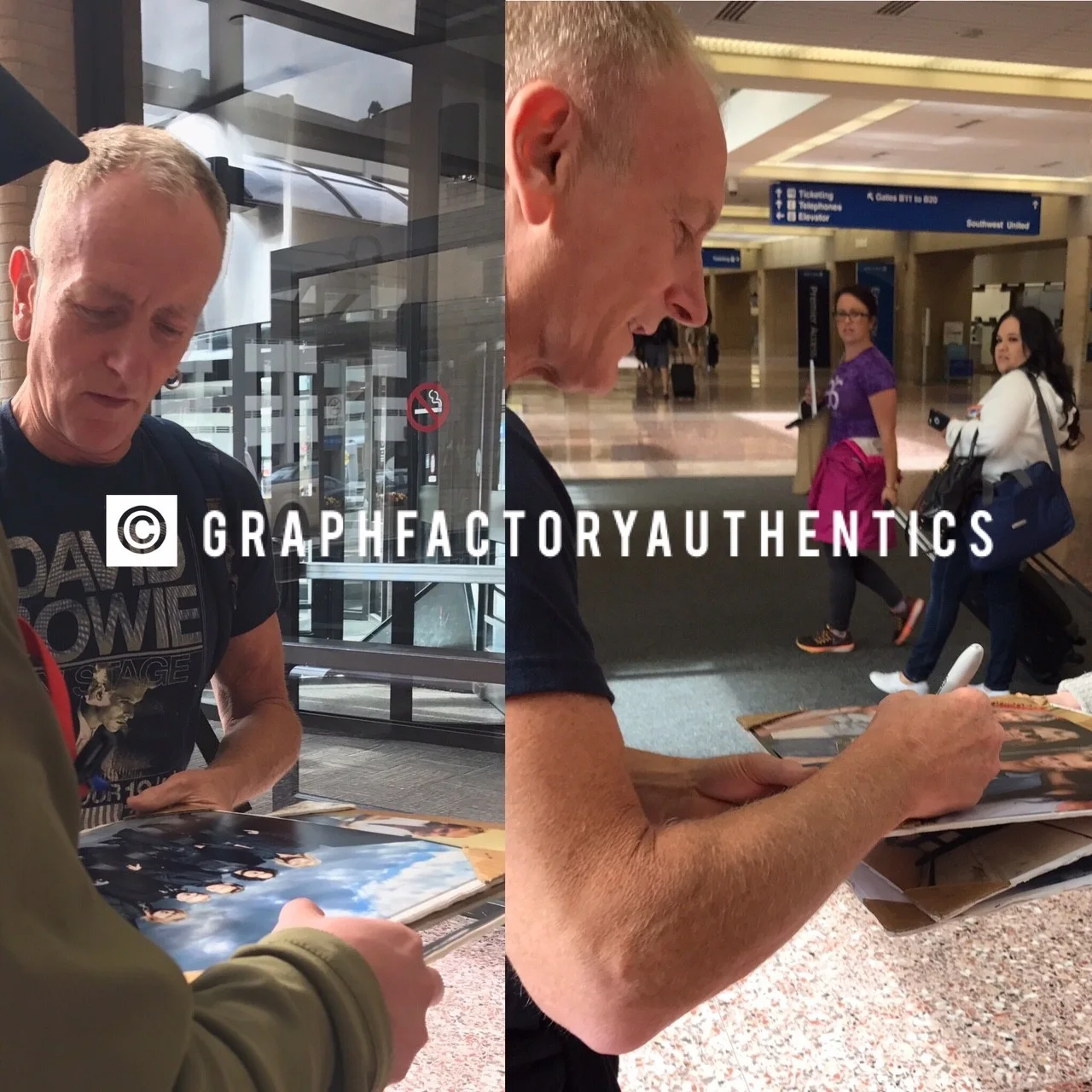 GFA Def Leppard Guitarist * PHIL COLLEN * Signed 8x10 Photo PROOF COA, изображение 2