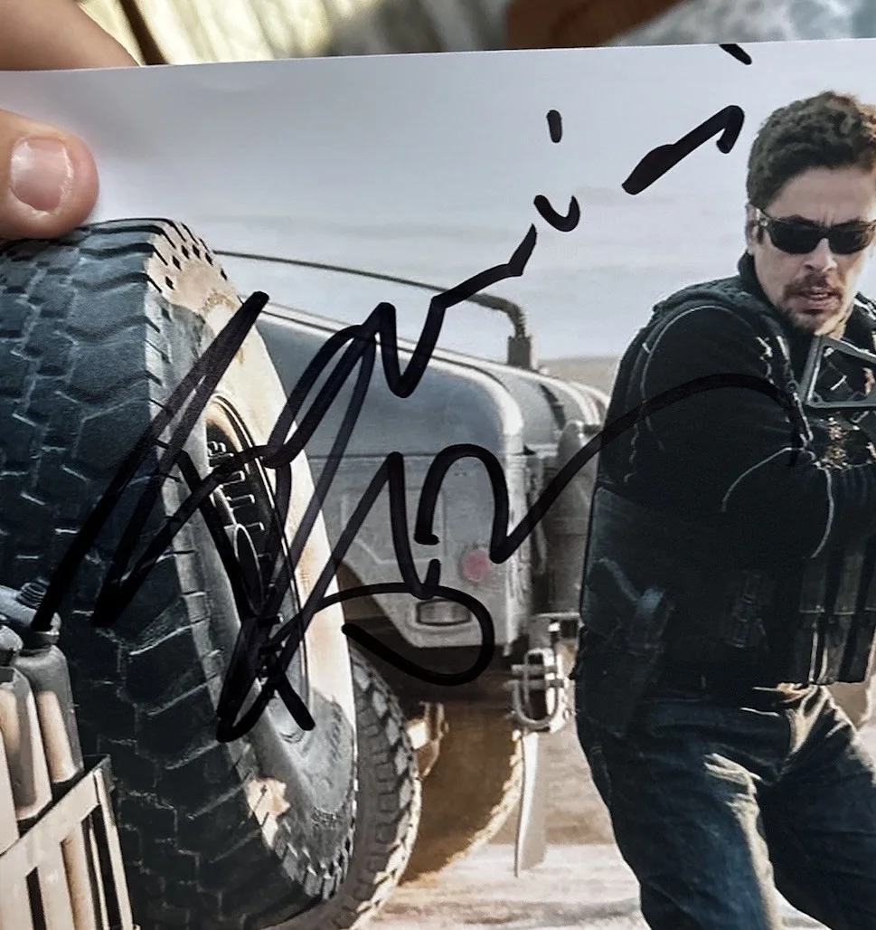 Benecio Del Toro Signed 11x14 Photo Serpico, image 2