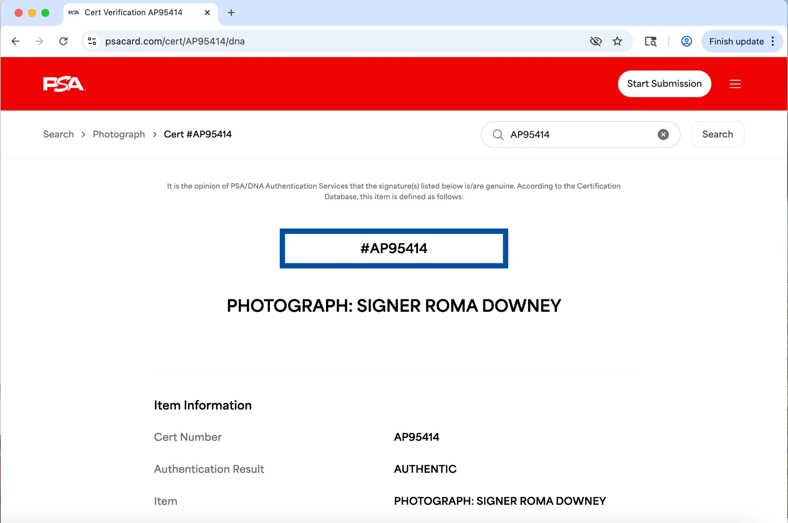 Roma Downey — Roma Downey signed 8x10 photo PSA DNA autograph The Bible, изображение 3