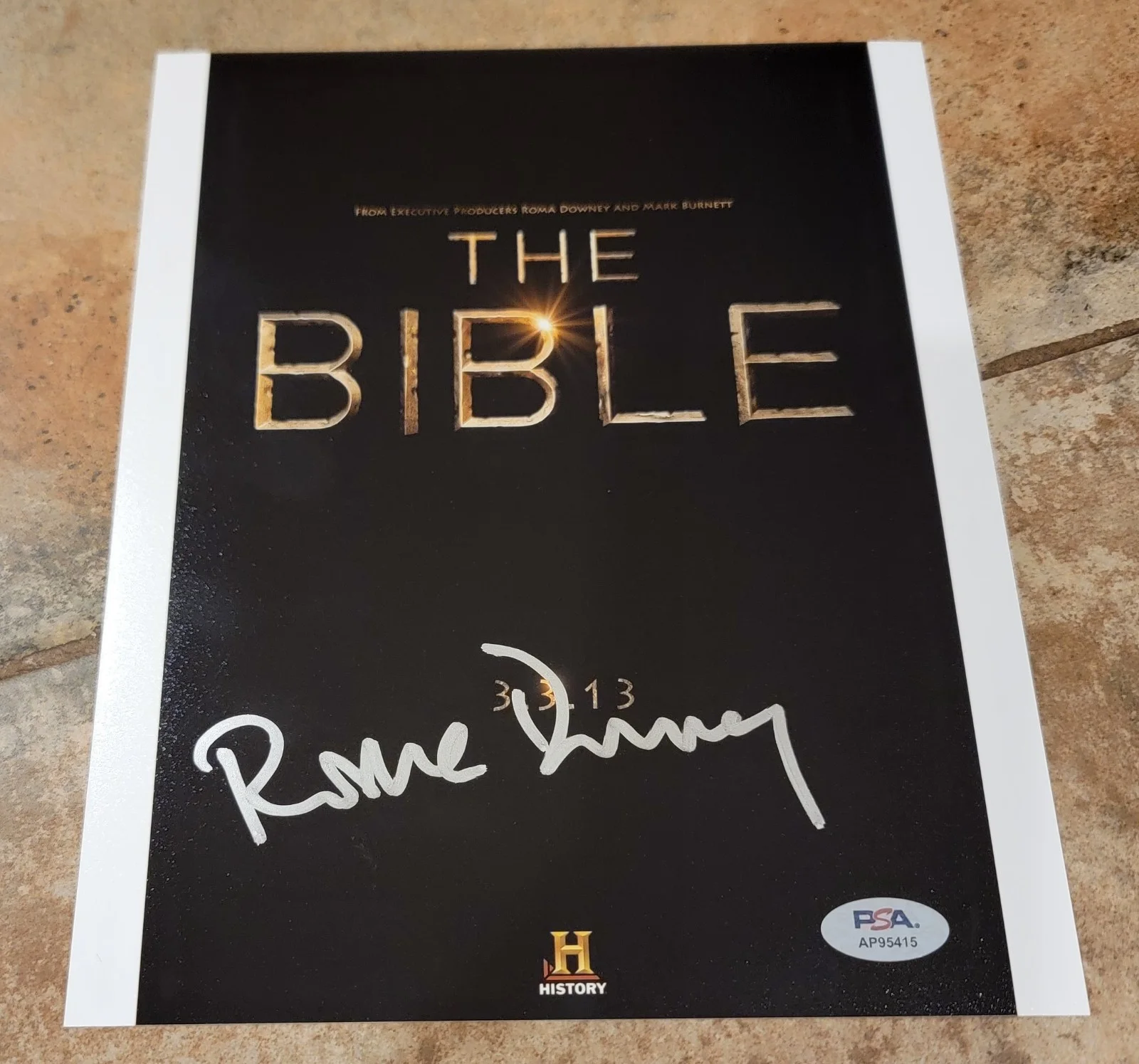Roma Downey — Roma Downey signed 8x10 photo PSA DNA autograph The Bible poster image