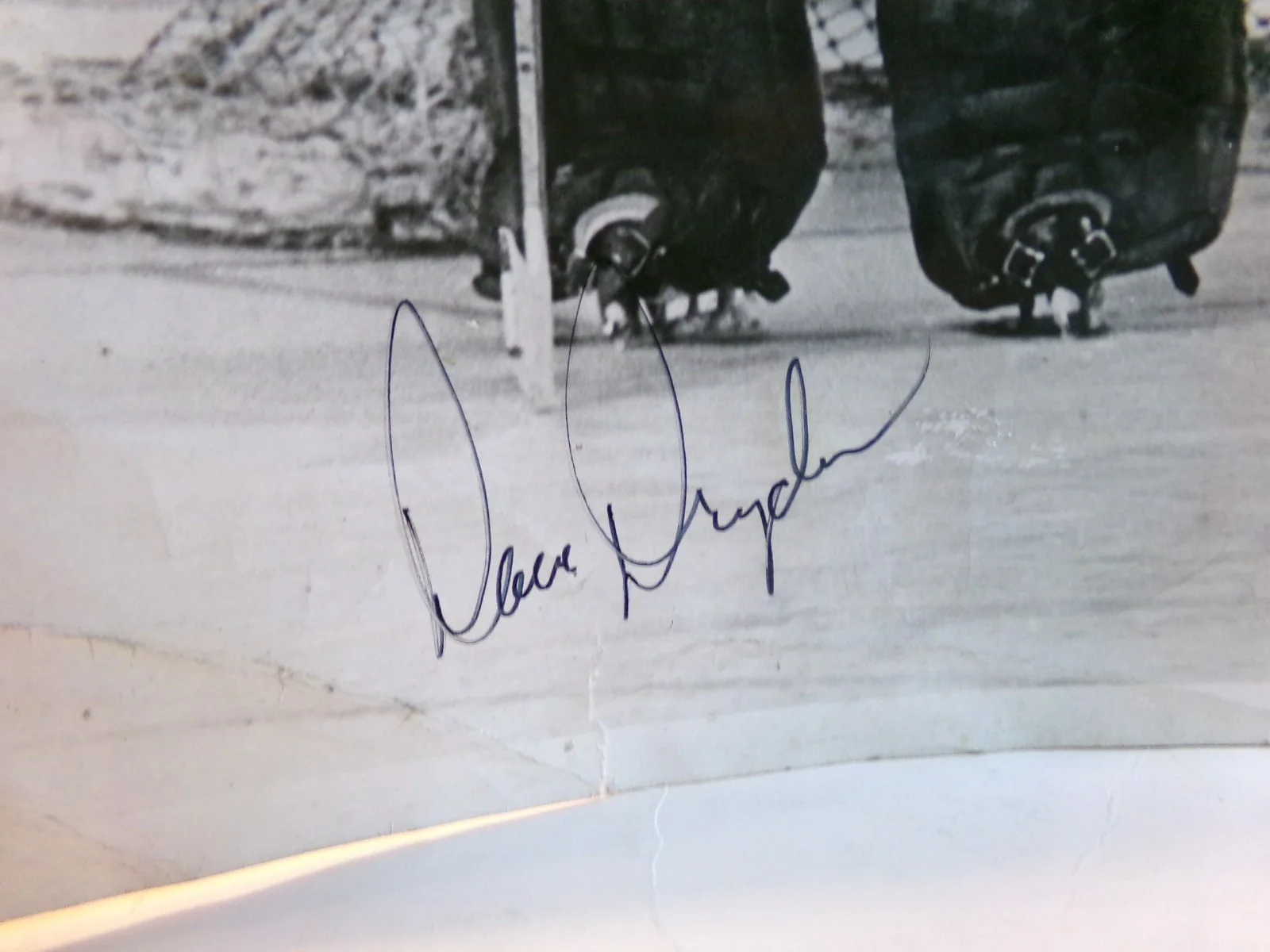 Autograph DAVE DRYDEN Buffalo Sabres hockey goalie / signed 8x10 photo, изображение 2