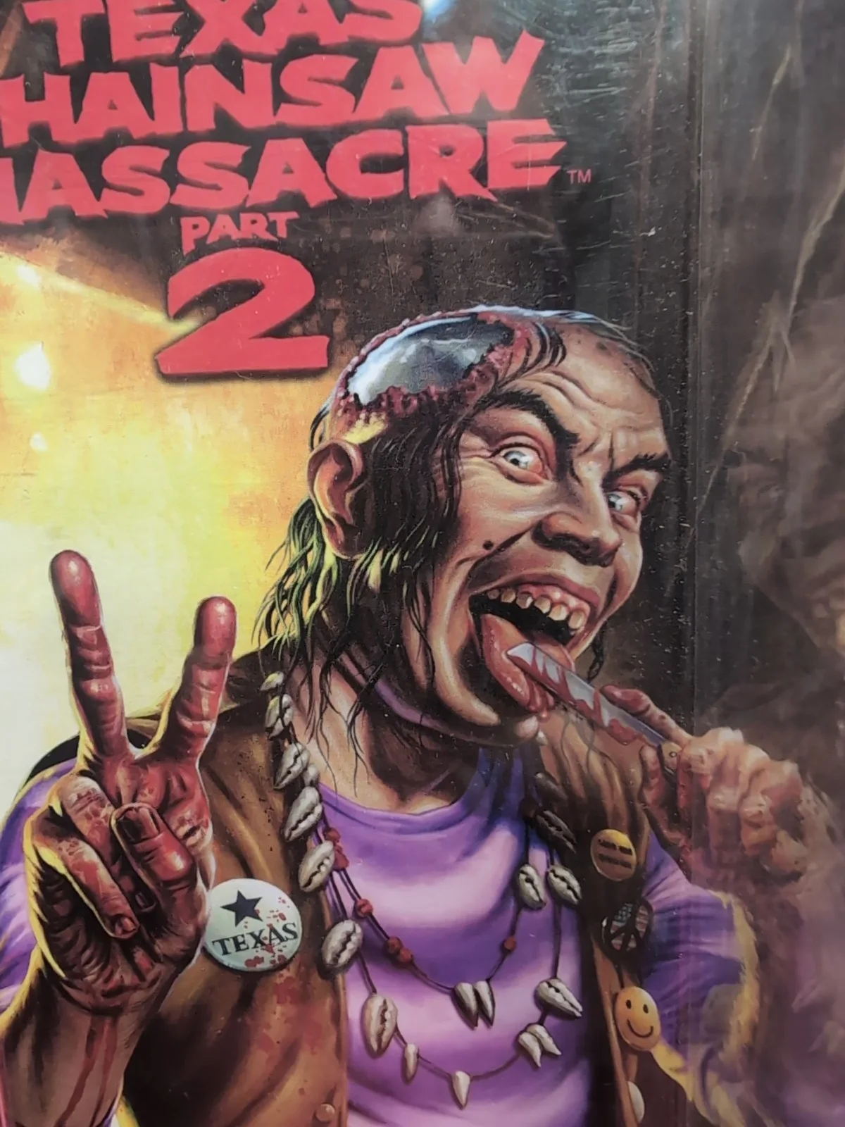 Bill Moseley actor who plays Chop-top — NECA The Texas Chainsaw Massacre Part 2 Chop Top (SIGNED BY BILL MOSELEY) (2016), image 5