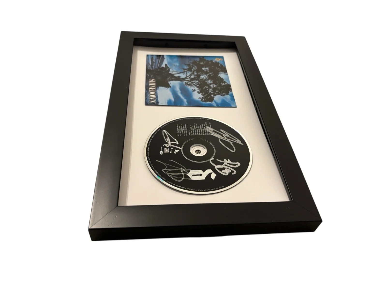SHINEDOWN SIGNED AUTOGRAPH x4 LEAVE A WHISPER FRAMED CD BRENT SMITH +3 JSA COA, изображение 5