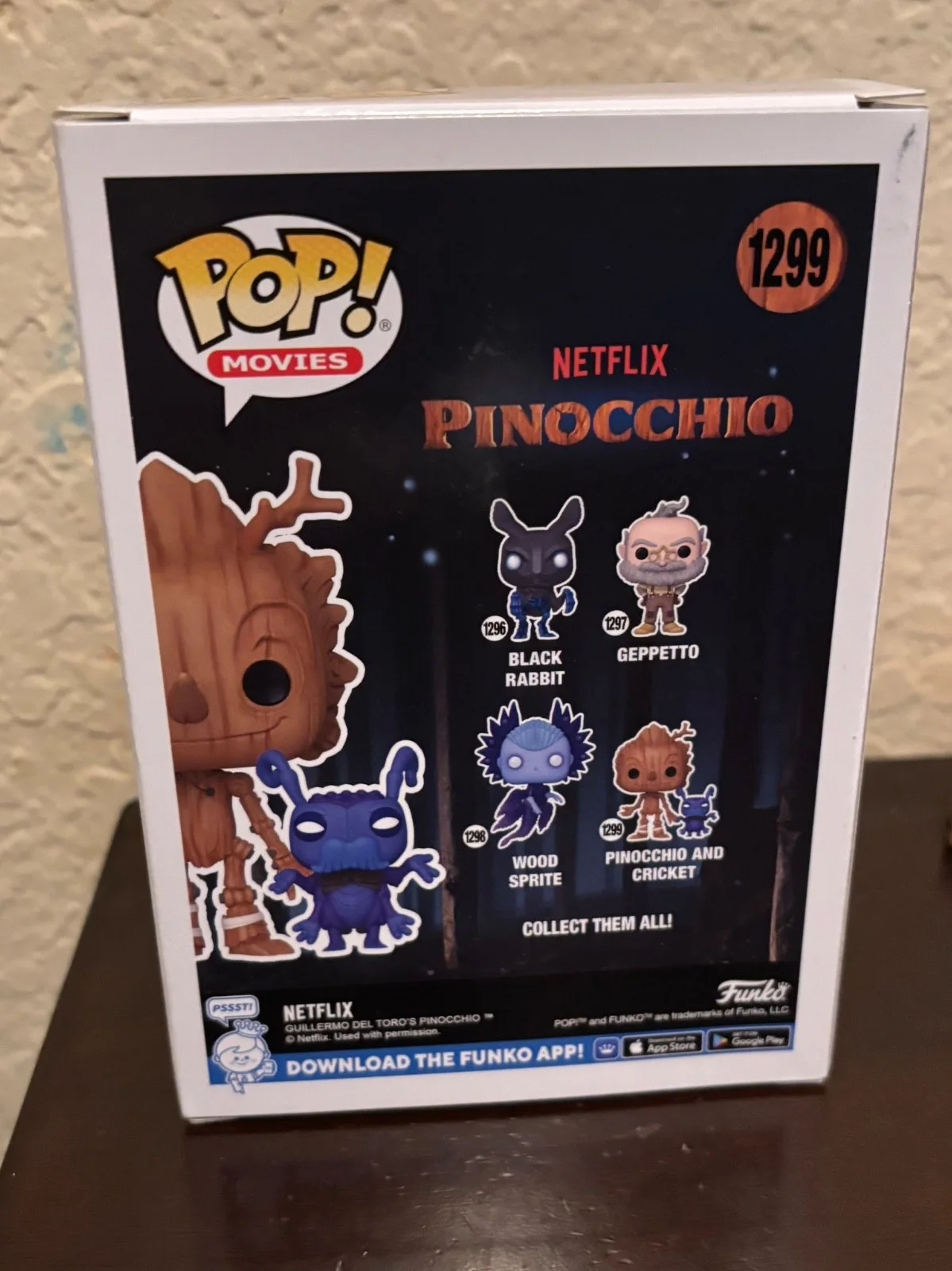 Guillermo Del Toro — Guillermo del Toro Autograph Signed Pinocchio Funko Pop #1299 NETFLIX Brand New, изображение 3