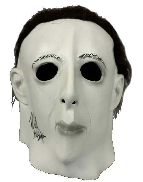 nick castle — lot of (2) NICK CASTLE signed inscr Halloween Mask BECKETT Michael Myers KILLER, image 2