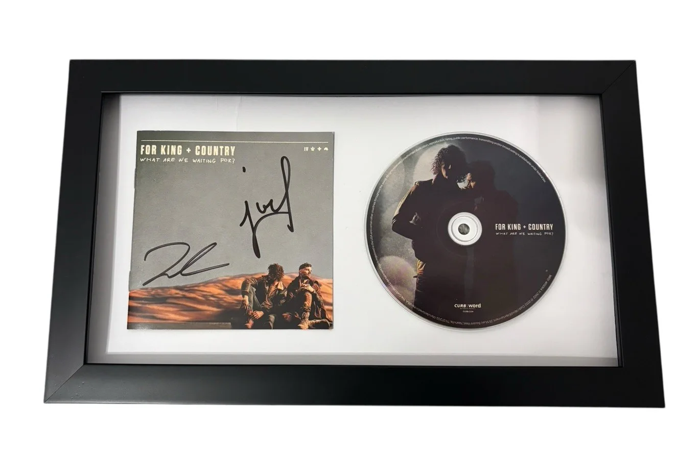FOR KING & COUNTRY SIGNED AUTOGRAPH WHAT ARE WAITING FOR FRAMED CD JSA CERT COA, изображение 3