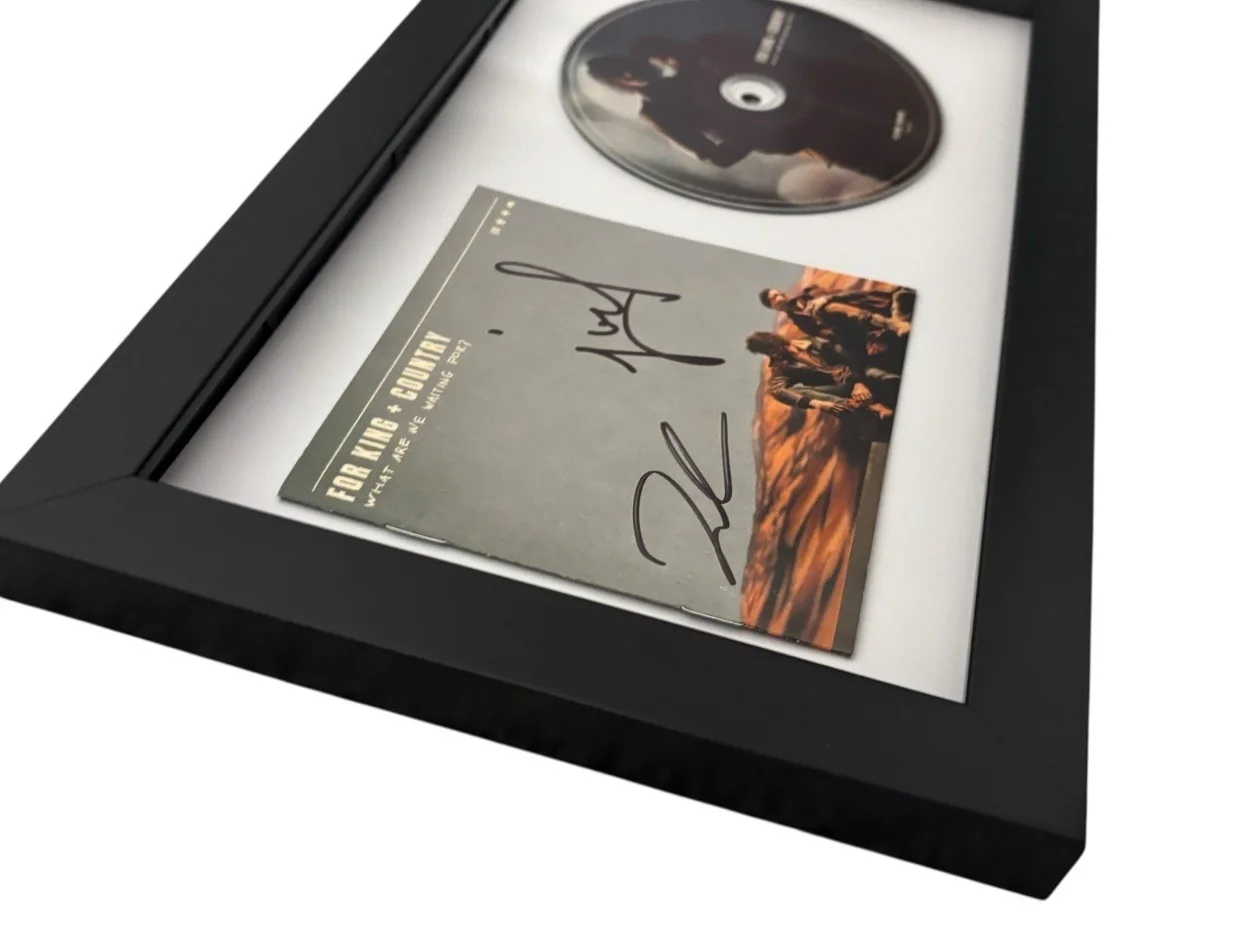 FOR KING & COUNTRY SIGNED AUTOGRAPH WHAT ARE WAITING FOR FRAMED CD JSA CERT COA, изображение 4