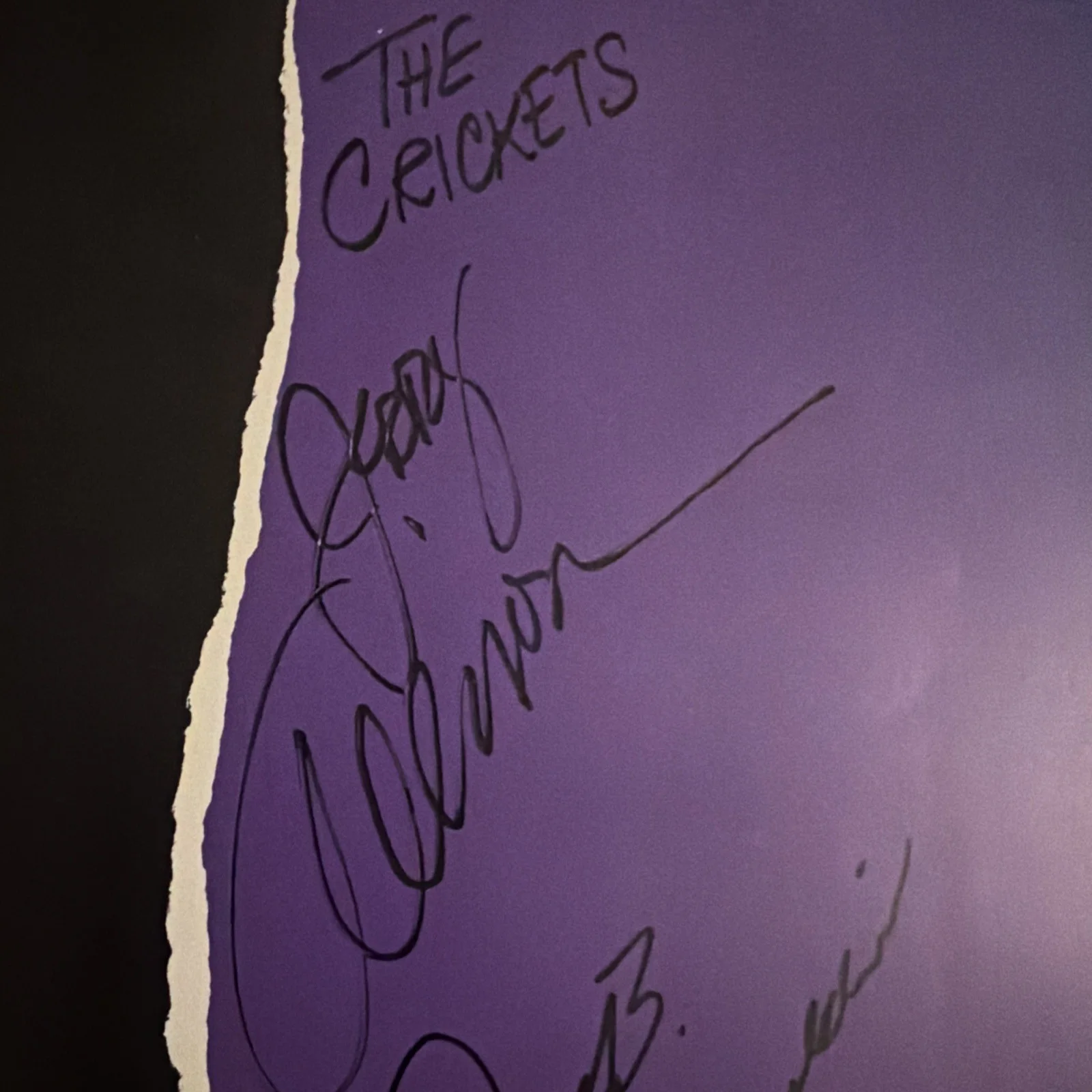Buddy Holly Poster Signed By The Crickets Jerry Allison Mauldin, image 5