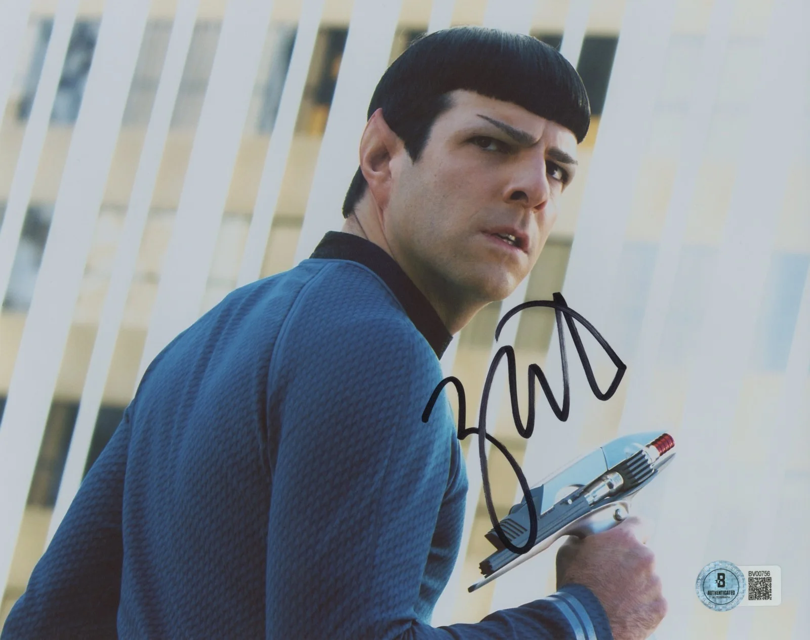 Zachary Quinto — Zachary Quinto Star Trek Into Darkness Authentic Signed 8x10 Photo BAS #BV00756