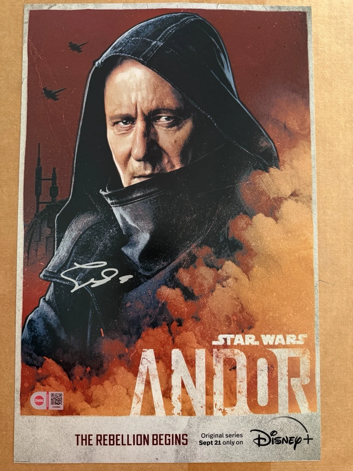 Stellan Skarsgard Signed Andor Luthen Rael 11x17 Poster Autograph Proof SWAU COA, изображение 2