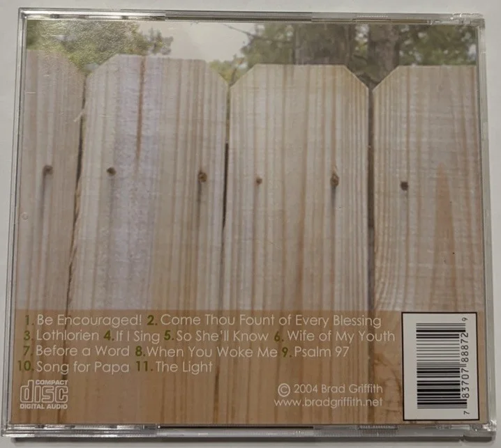 Brad Griffith Here And At Home Signed Autographed CD 2004 Worship Very Good, image 2