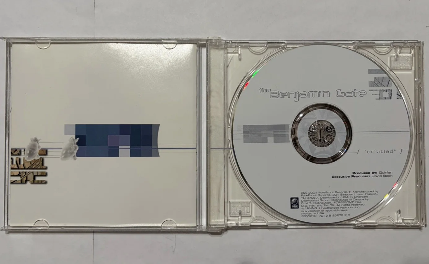 The Benjamin Gate Band Untitled Signed Autographed CD 2001 Forefront Very Good, image 3