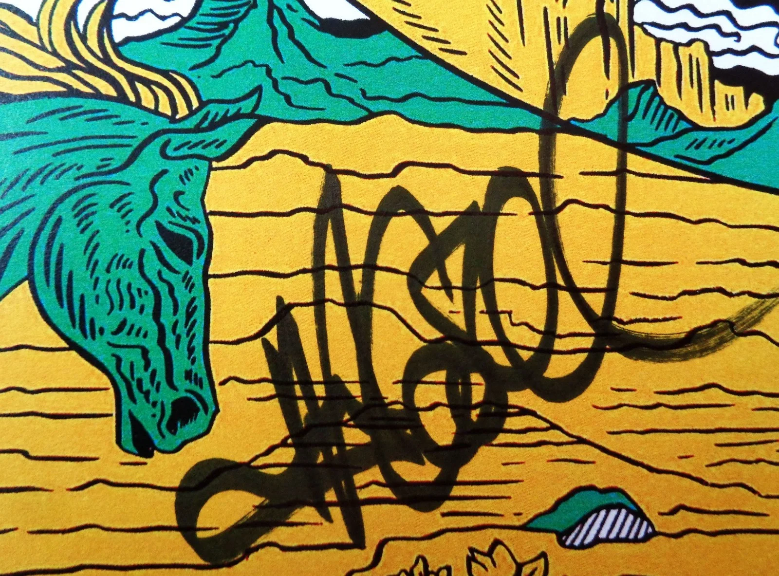 Signed HAYES CARLL Gig POSTER In-Person with proof Autograph Concert, изображение 3