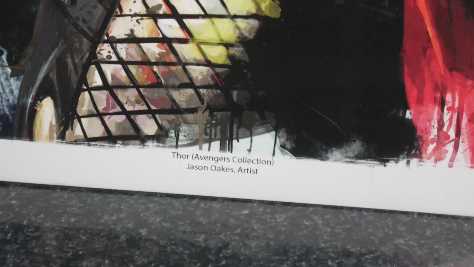 Jason Oakes - "Thor" Signed Avengers Collection 13" x 19" Lithograph, image 2