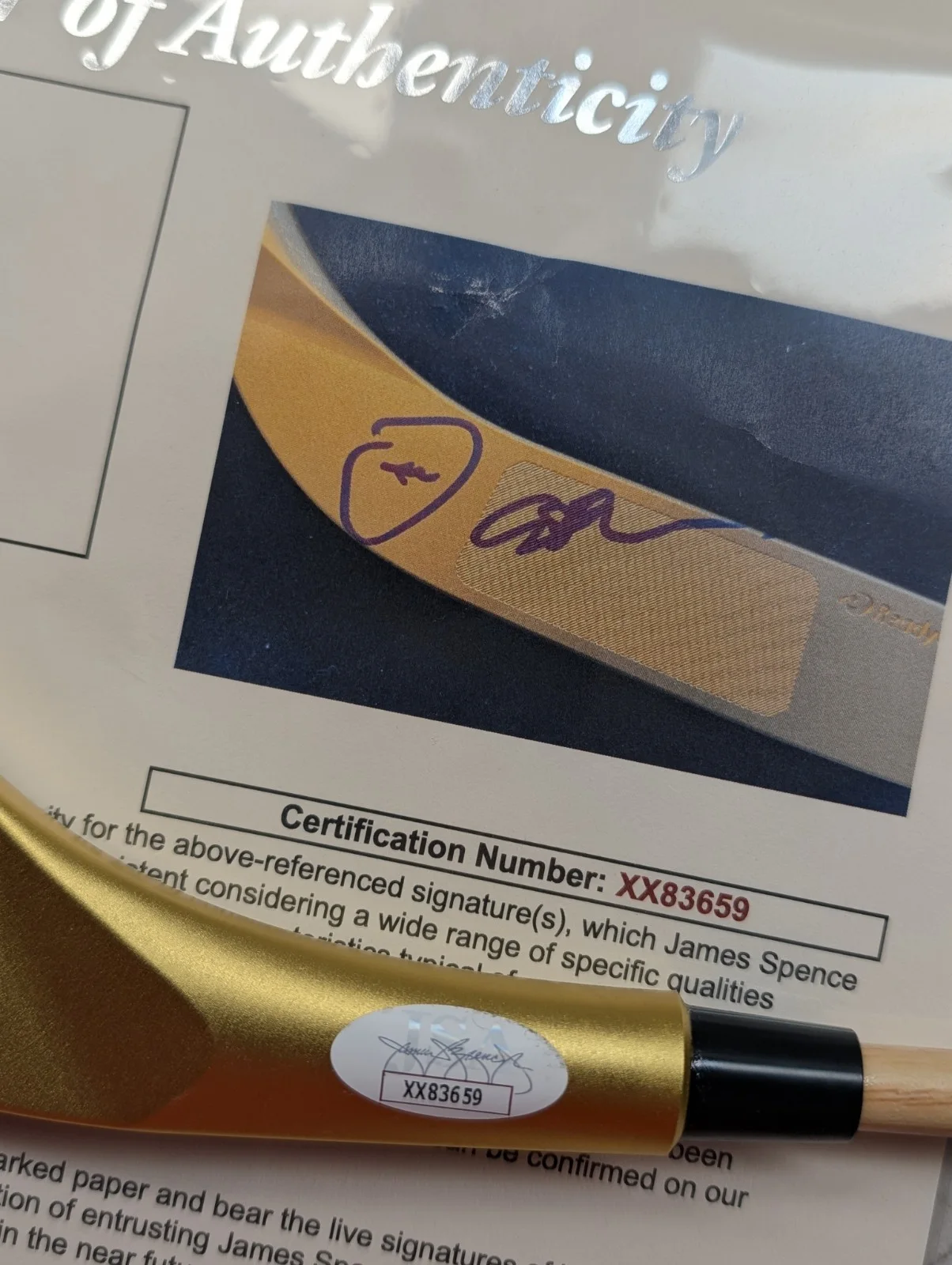 Adam Sandler — Adam Sandler (Happy Gilmore) Signed Golf Putter W/ JSA COA, image 3