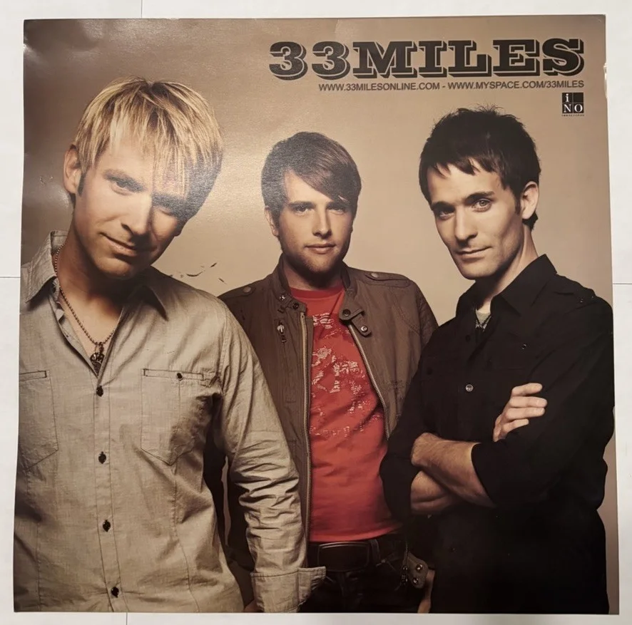 33 Miles Band Signed Autographed CD Poster Lot EP Self-titled Today One Life VG, image 3