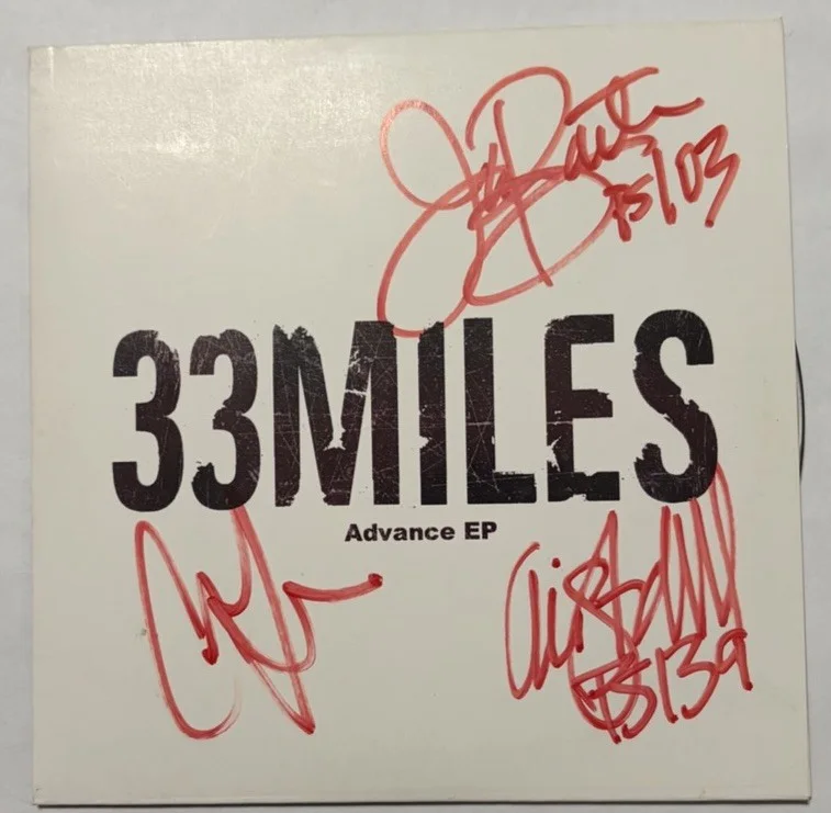 33 Miles Band Signed Autographed CD Poster Lot EP Self-titled Today One Life VG, image 4