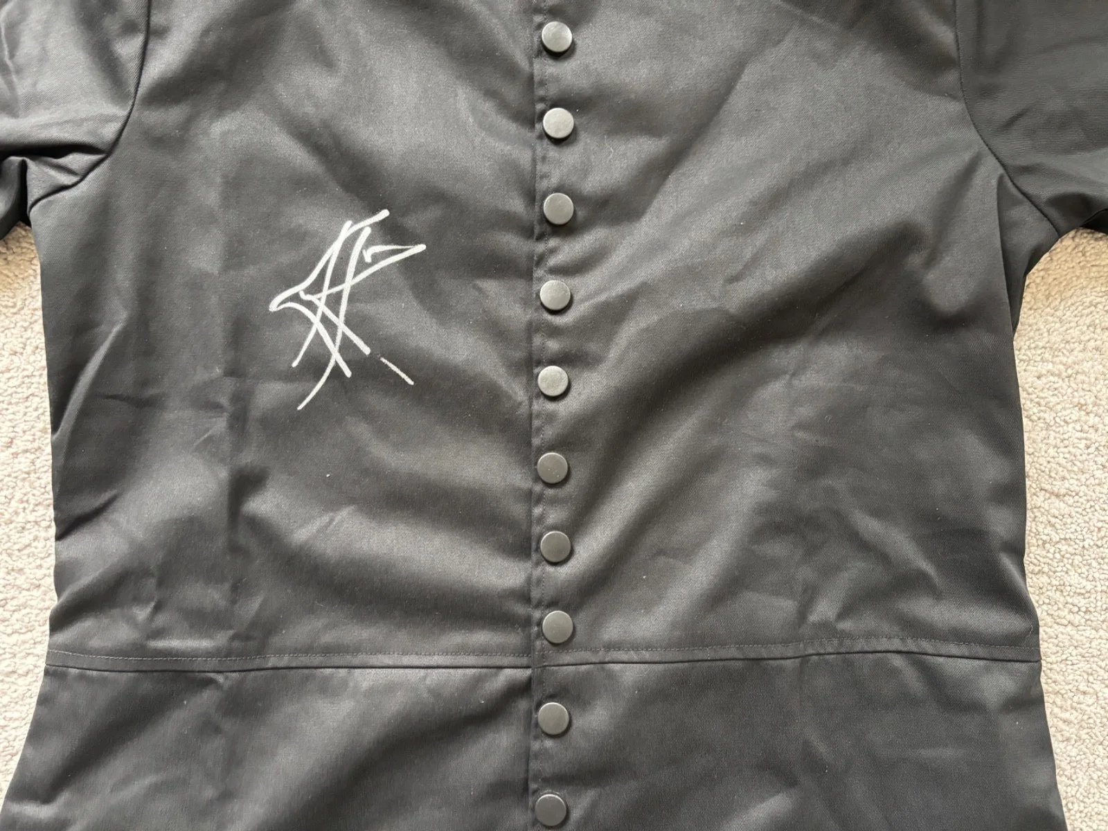 KEANU REEVES SIGNED REPLICA NEO MATRIX BLACK TRENCH COAT MOVIE PROP ACTOR BAS, image 2