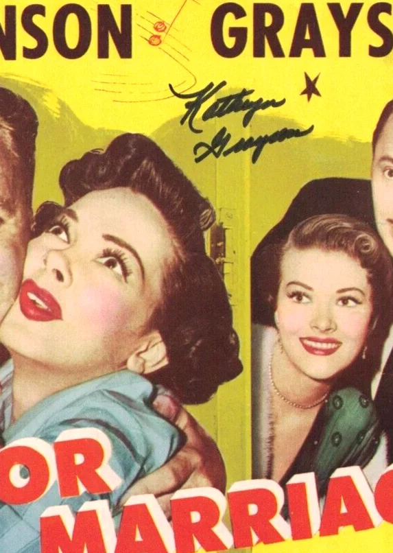 Kathryn Grayson — KATHRYN GRAYSON JSA Autographed 11X14 1950 MGM Lobby Card FREE SHIP! JSA not PSA, изображение 2