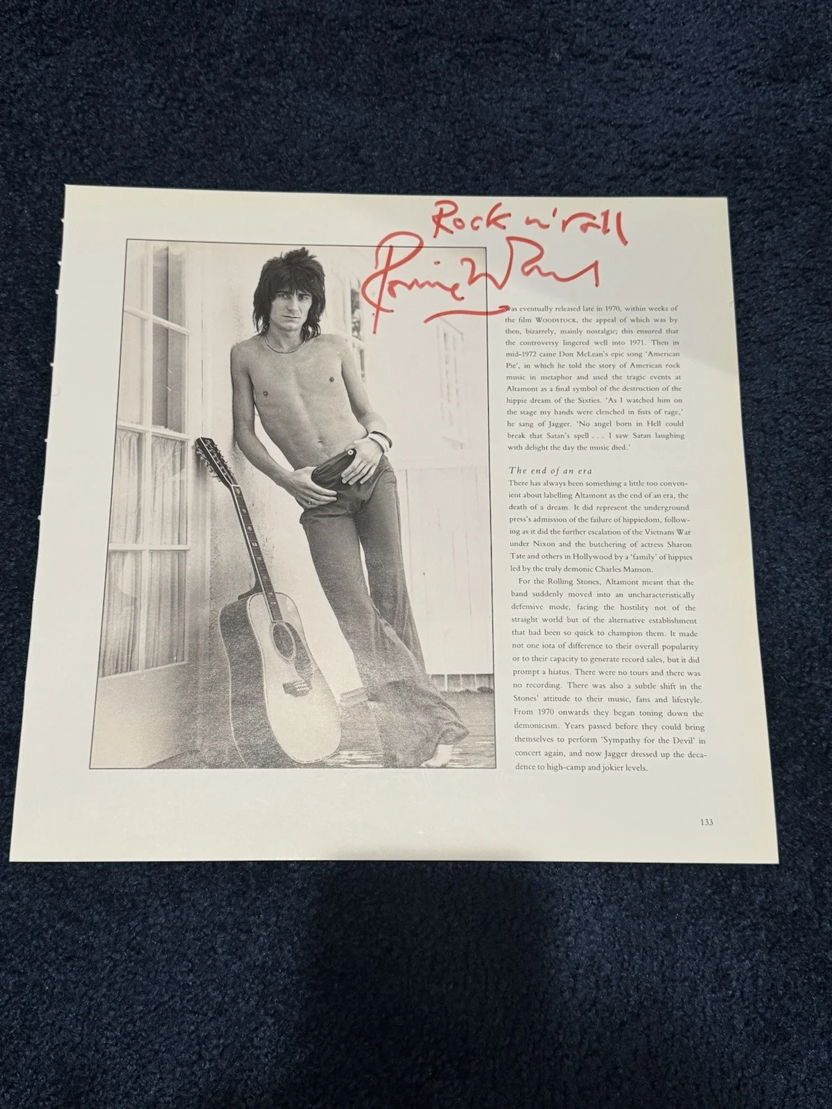 Rolling Stones Set of 4 Photos signed By Keith Richards Mick Ronnie Charlie JSA, изображение 4