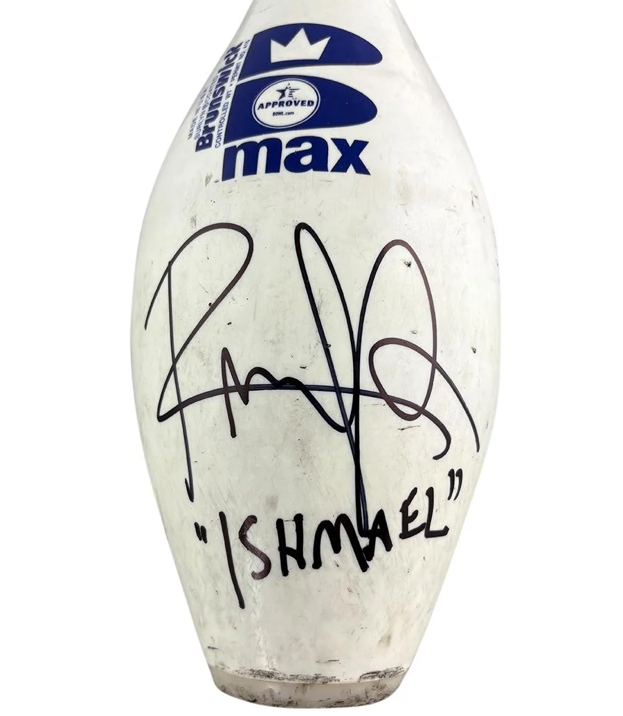 Randy Quaid — Randy Quaid Signed Autographed Real Brunswick Bowling Pin "Ishmael" TRISTAR, image 2
