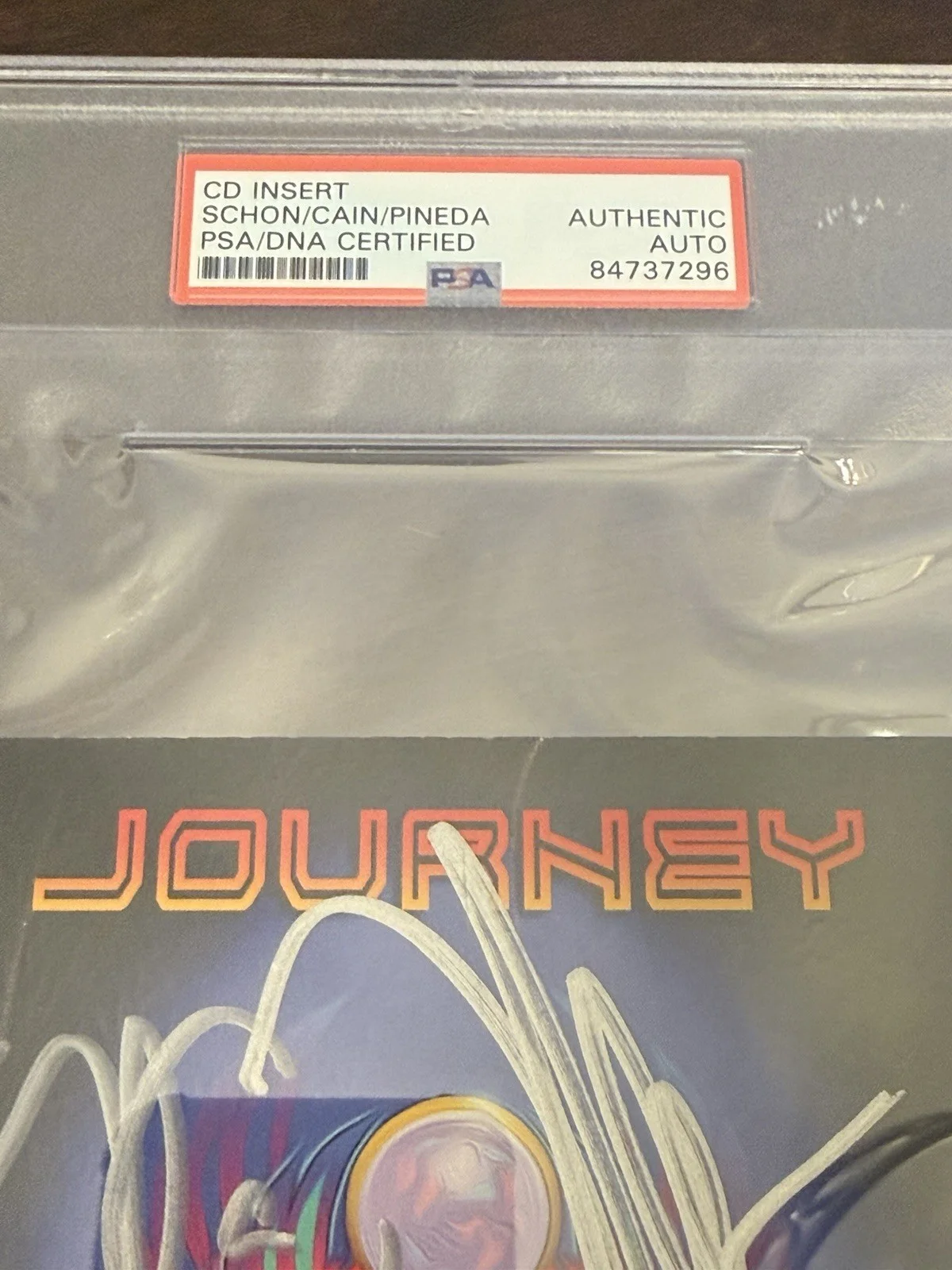 Journey Signed Freedom Insert PSA!!, image 3