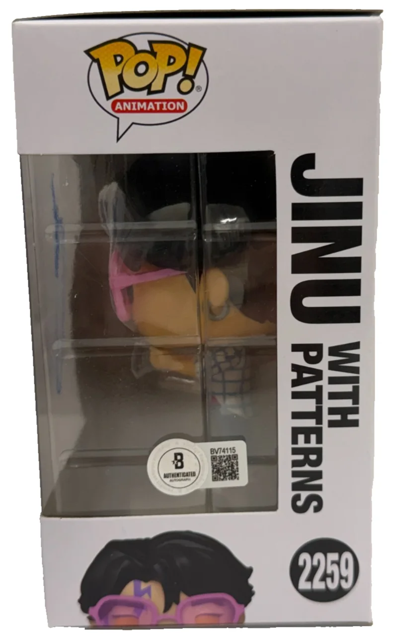 Ahn Hyo-seop — Ahn Hyo-Seop Signed Jinu with Patterns Funko Chase K Pop Demon Hunters Beckett, изображение 2