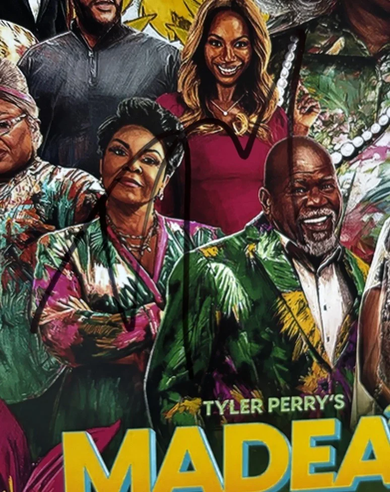 Tyler Perry Signed 12x18 Photo Madea’s Destination Wedding, image 2