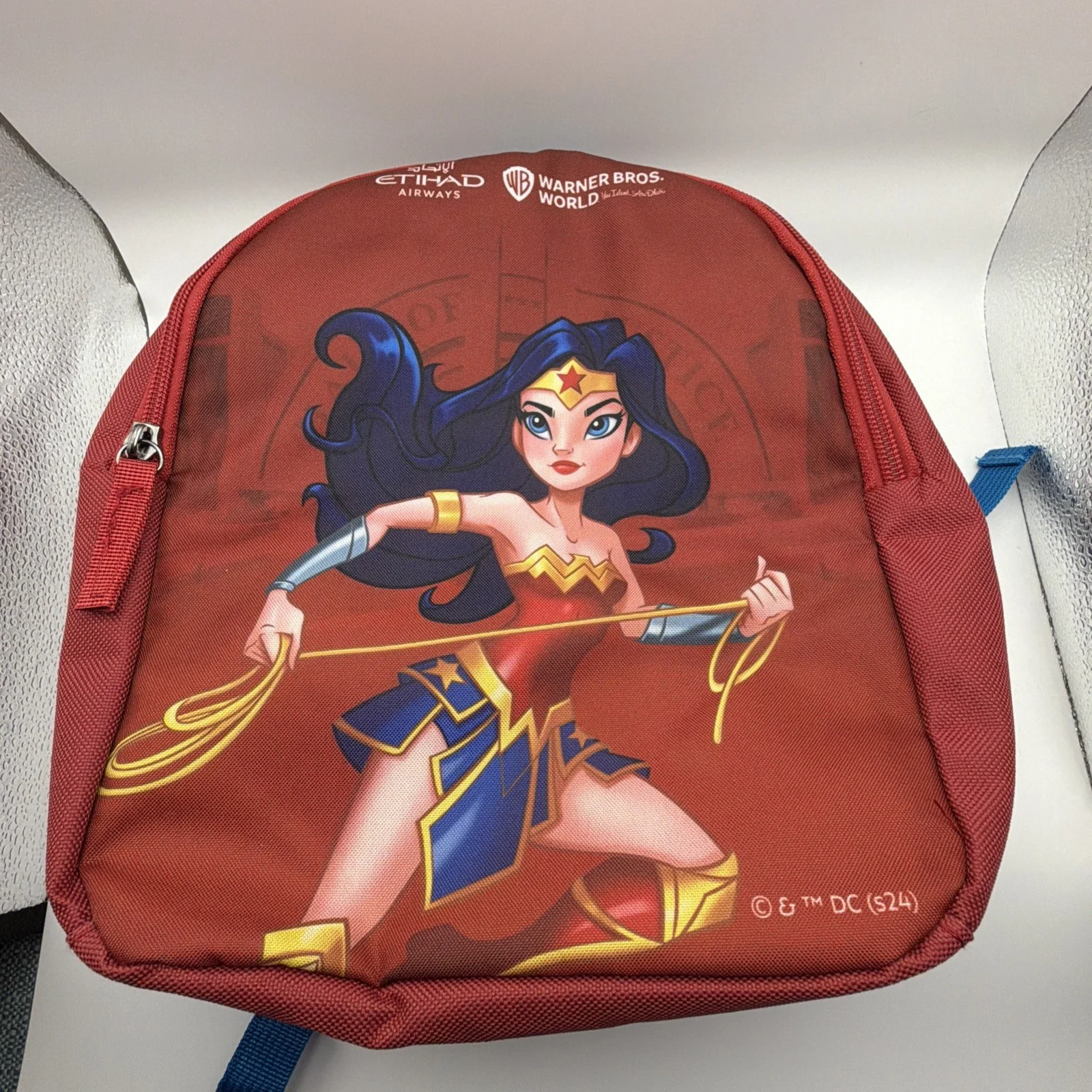 Wonder Woman Warner Bros World Kids Back Pack Bag & Wash Bag Superman Batman DC, изображение 2