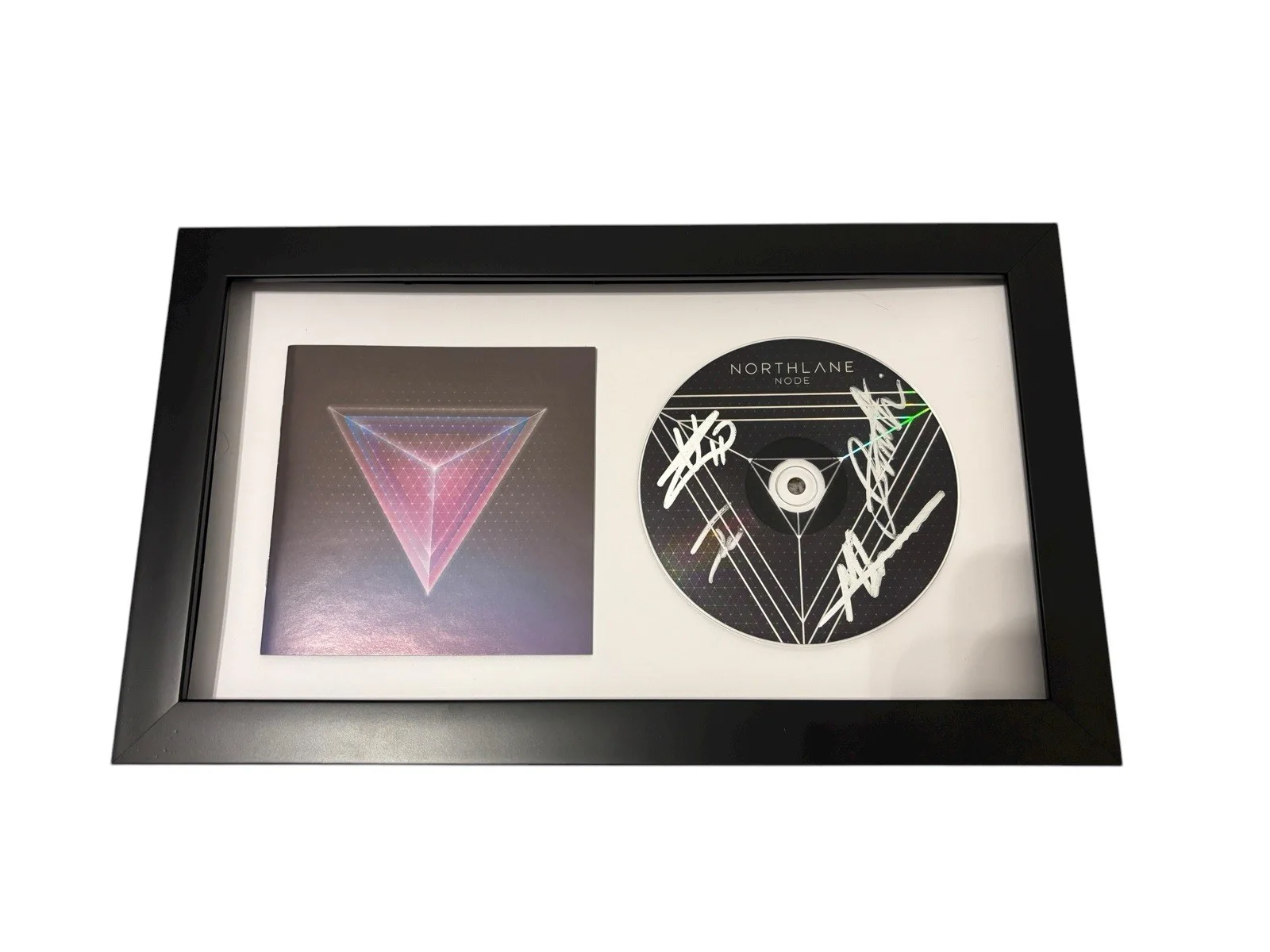 NORTHLANE SIGNED AUTOGRAPH x4 NODE FRAMED & MATTED CD MARCUS +3 w/ PROOF JSA COA, image 3