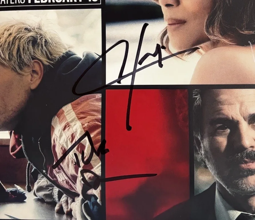 Crime 101 Signed Cast 12x18 Photo x3 Bart Layton, Corey Hawkins, Tate Donovan, изображение 2
