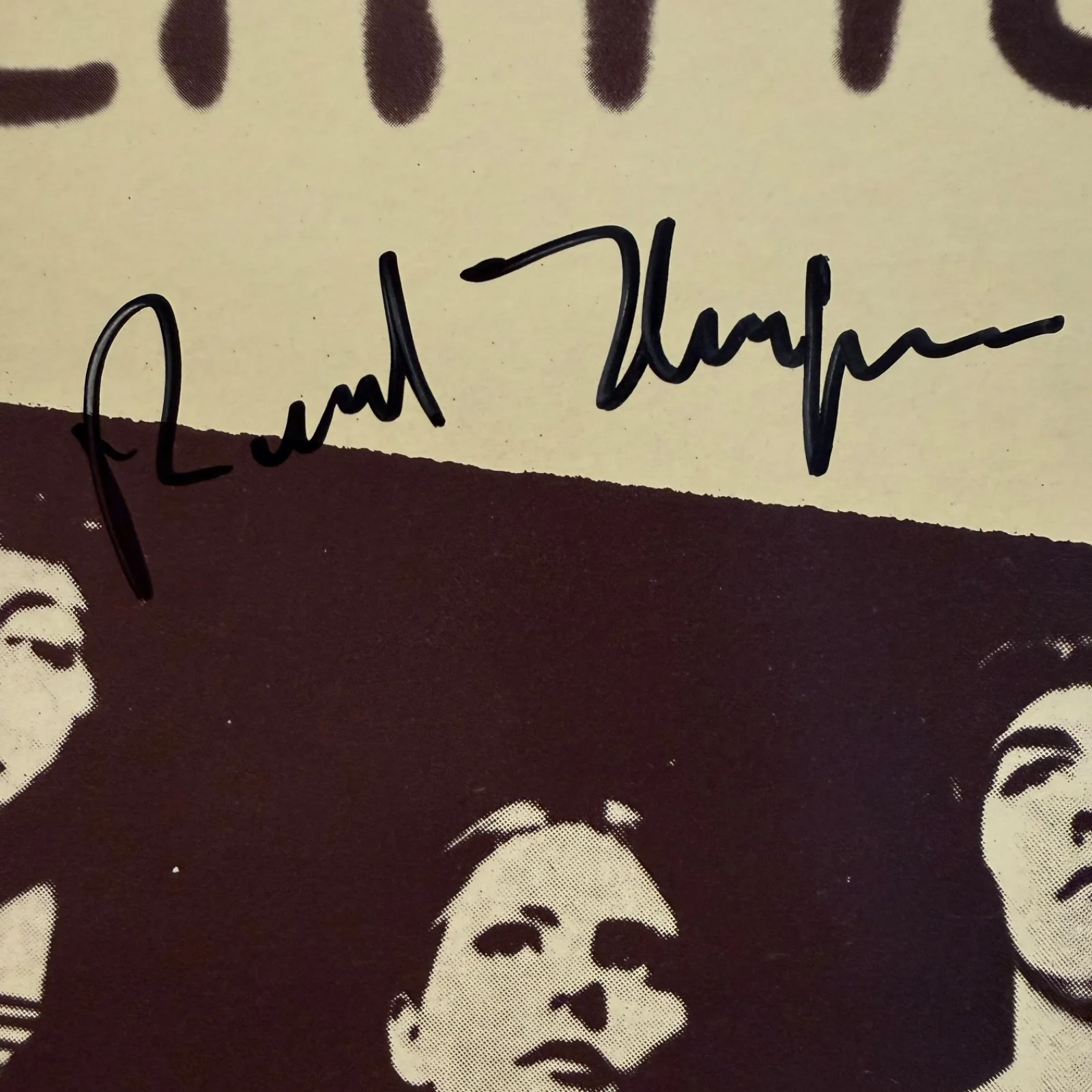AUTOGRAPHED FAIRPORT CONVENTION "self titled" RICHARD THOMPSON UK vinyl reissue, image 3