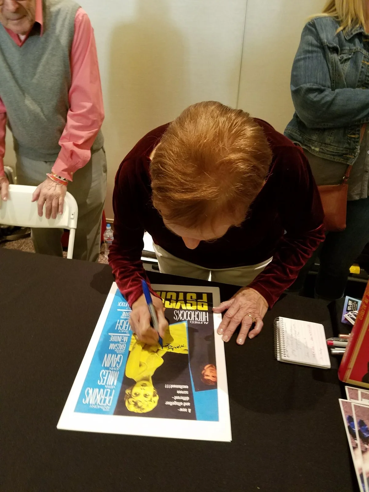 MARLI RENFRO Signed PSYCHO 11x17 Movie Poster Janet Leigh Body Double JSA COA, image 3
