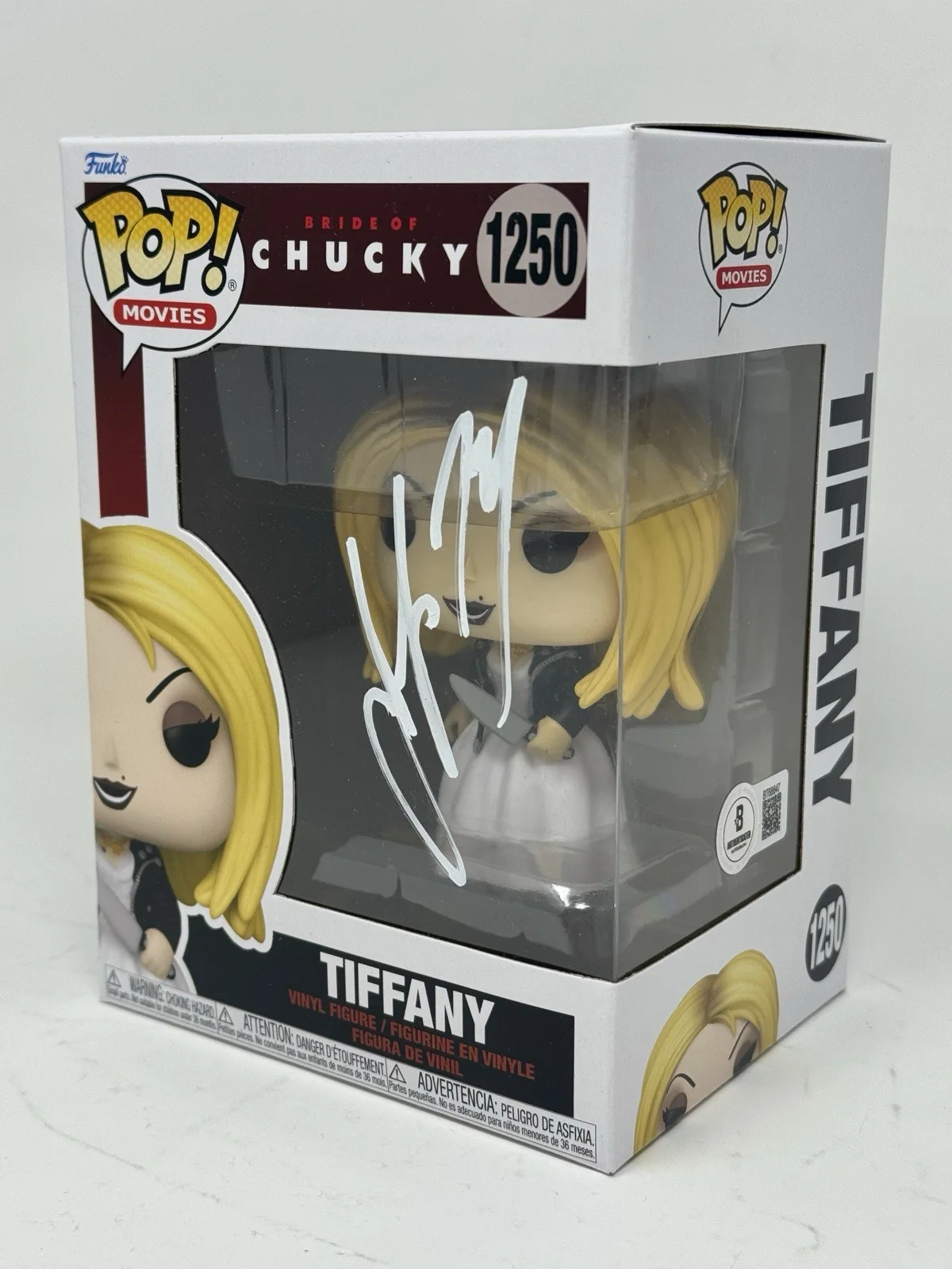 Jennifer Tilly — Jennifer Tilly "Bride of Chucky" Signed Tiffany Funko Pop Autograph Beckett COA, image 2