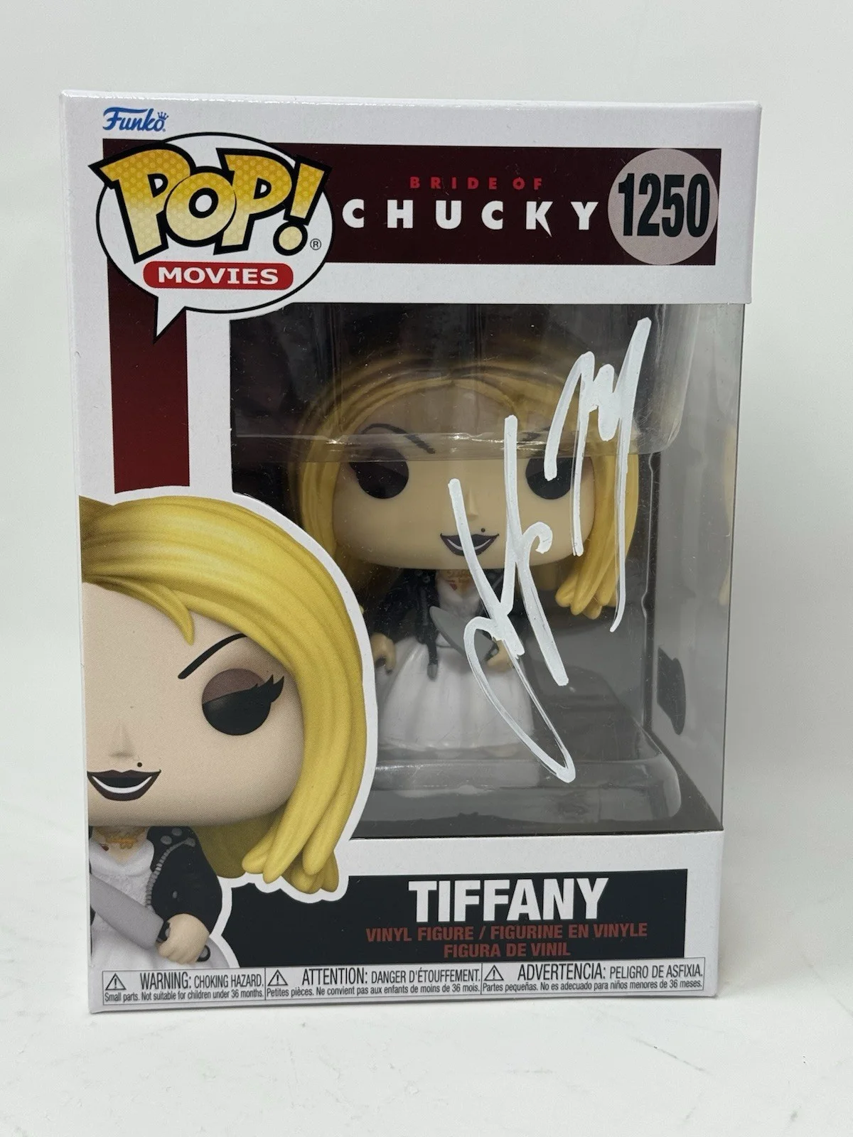 Jennifer Tilly — Jennifer Tilly "Bride of Chucky" Signed Tiffany Funko Pop Autograph Beckett COA, image 3