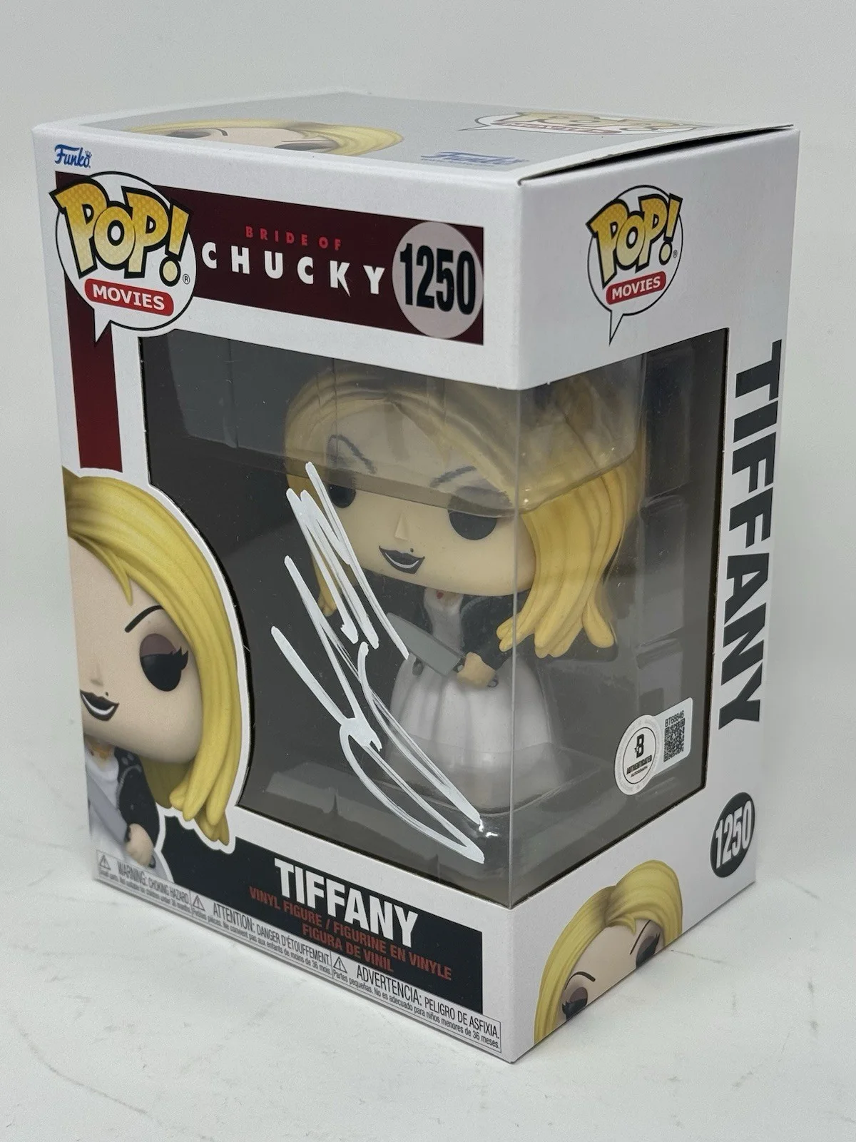 Jennifer Tilly — Jennifer Tilly "Bride of Chucky" Signed Tiffany Funko Pop Autograph Beckett COA, image 2
